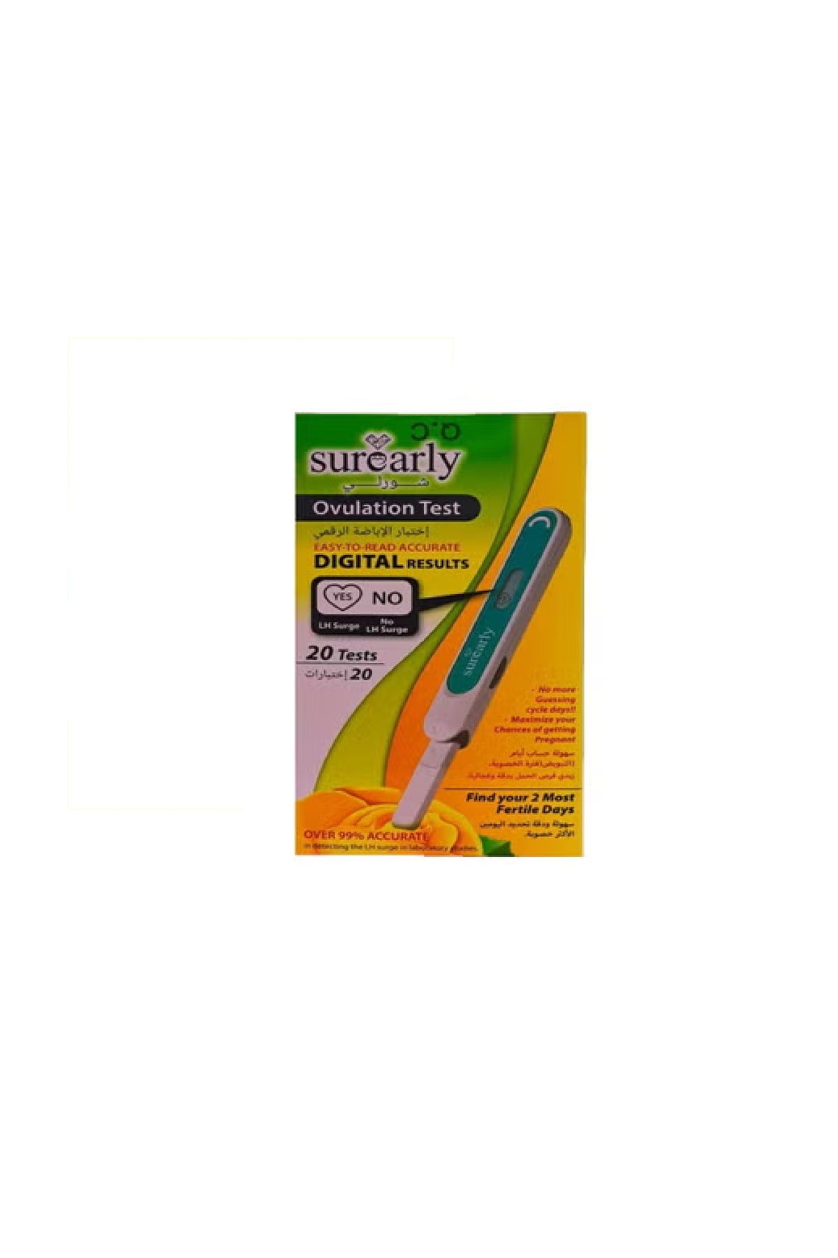 SUREARLY-Digital Ovulation Test (20 Tests) 1