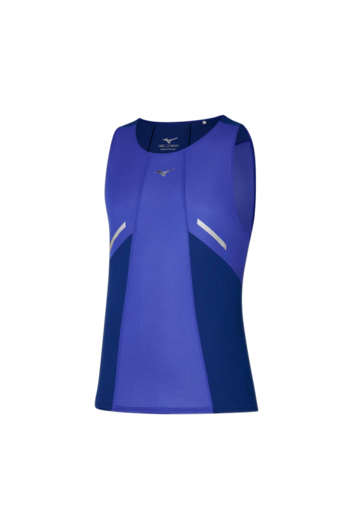 MIZUNO Dryaeroflow Tank Erkek Kolsuz Tişört Mavi