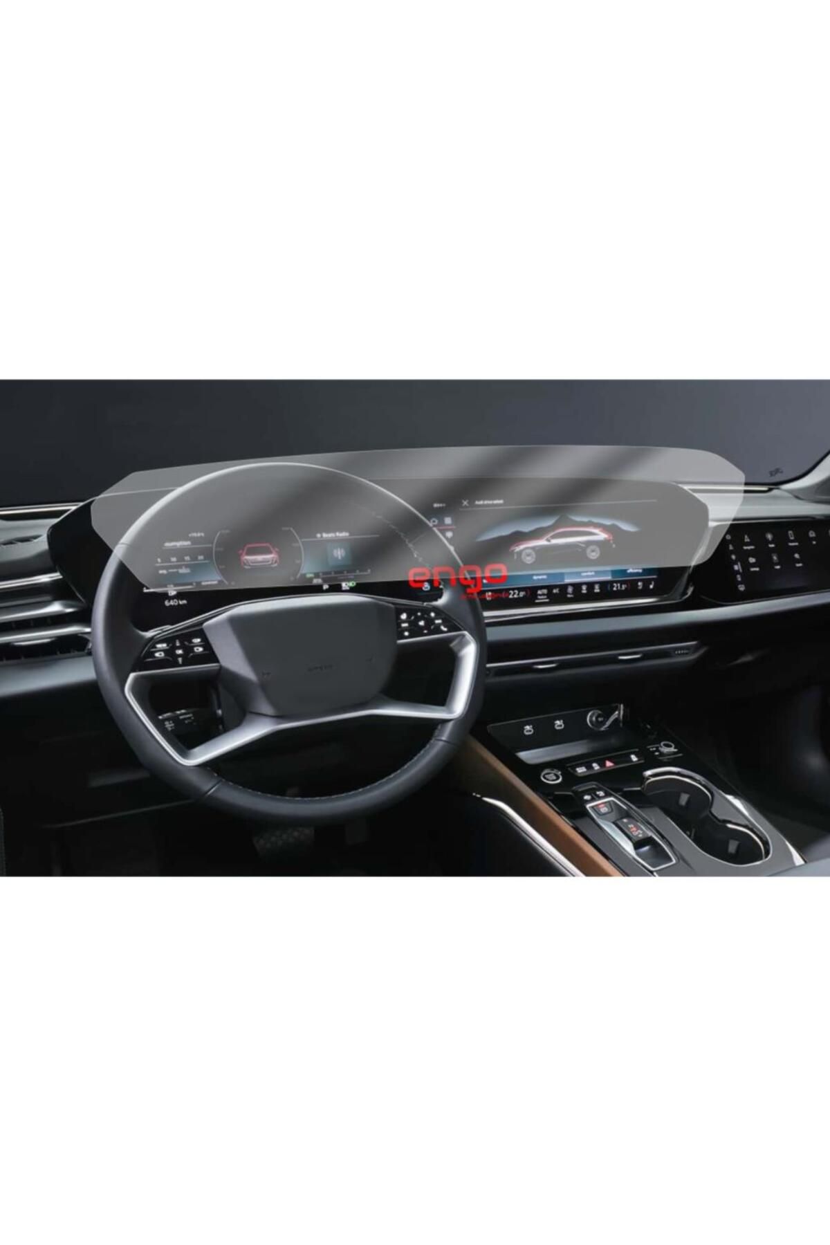 Engo-Audi Q6 Matte Screen Protector Digital Instrument and Multimedia 5