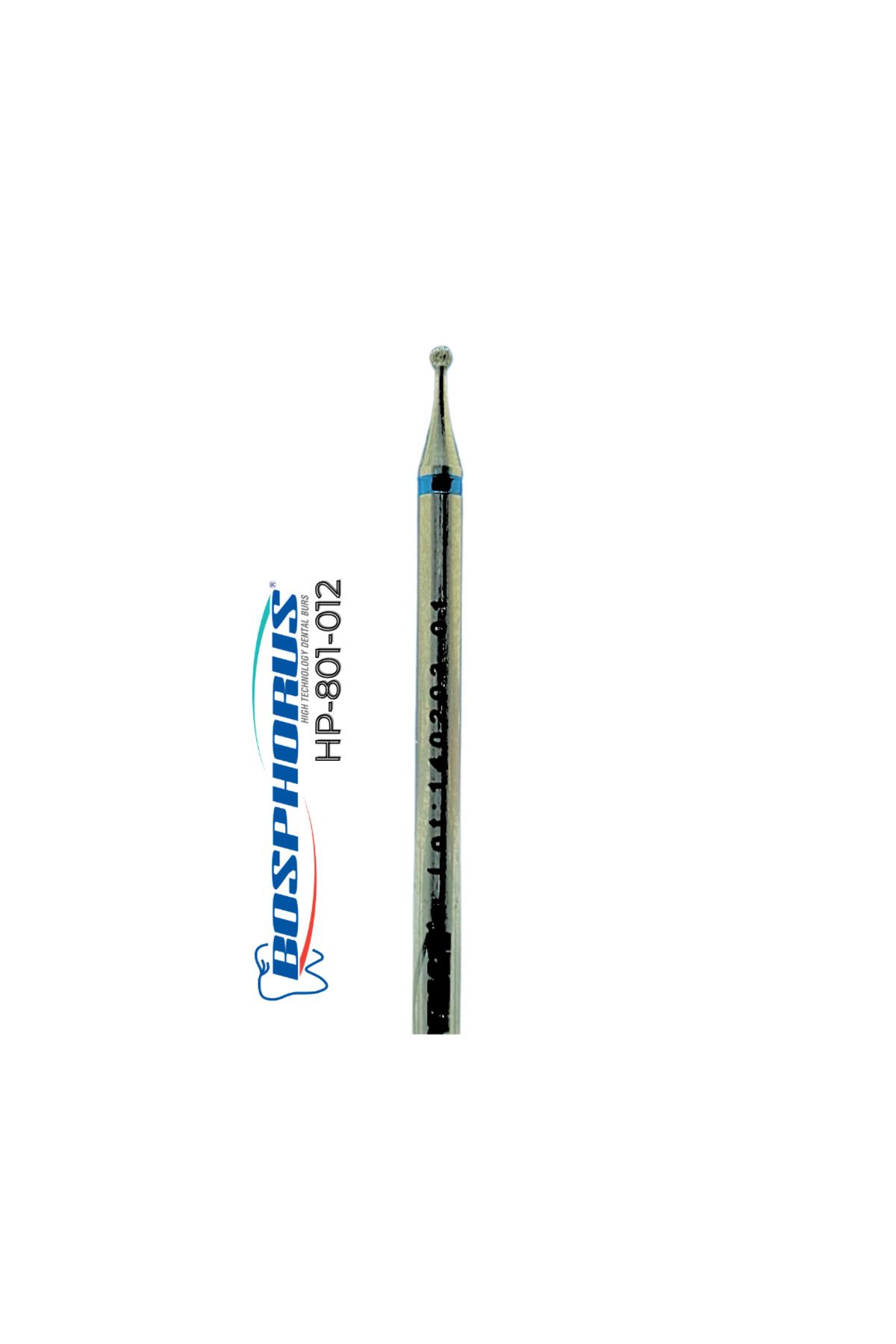 Bosphorus Tekmetal Kuru Manikür Uc TOPBAŞ 012 MM Doğal Elmas Freze Manikür Uc Törpü Makinası Ucu İSO ve CE Onaylı