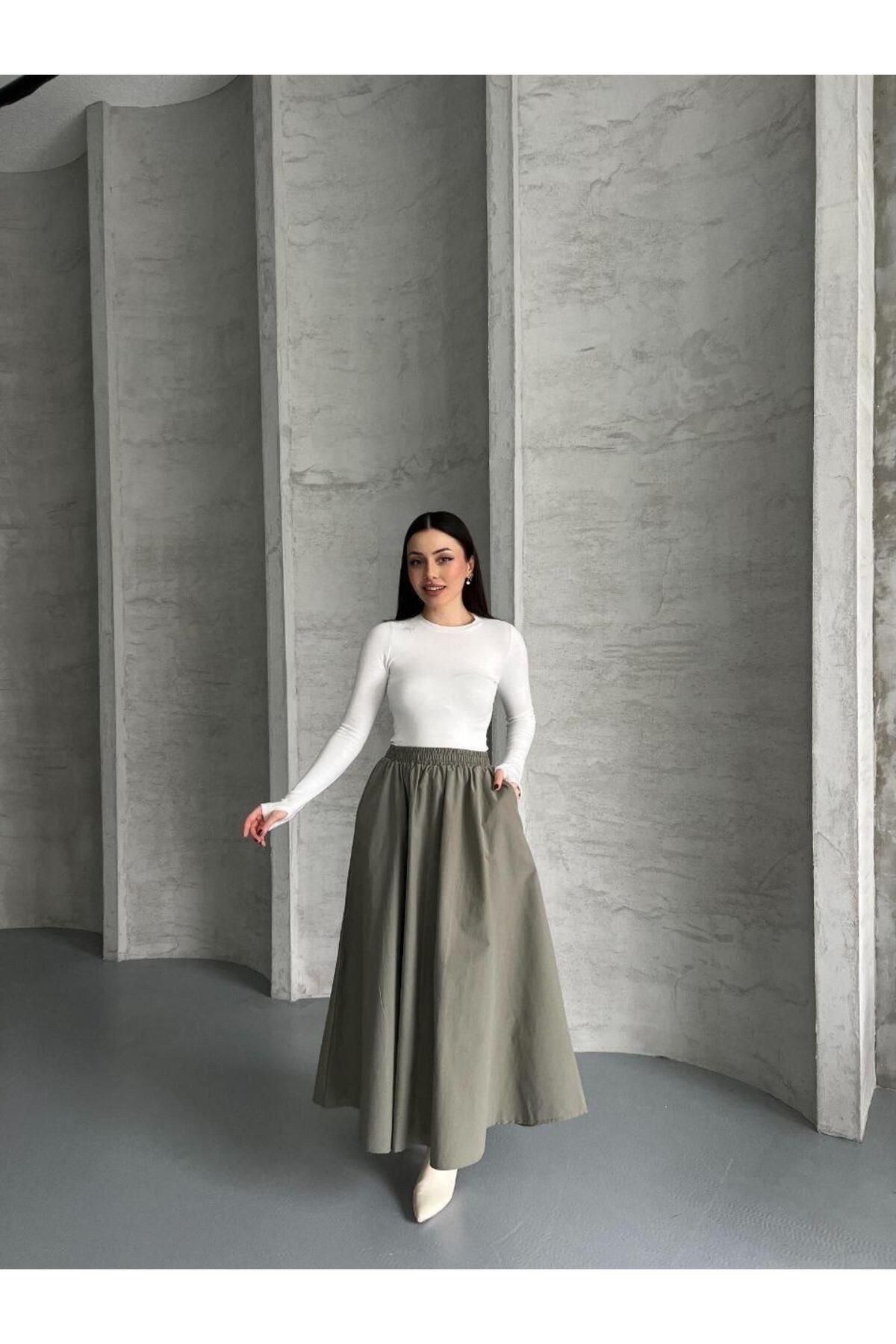 Moda Asrın Paraşüt Max Etek Haki