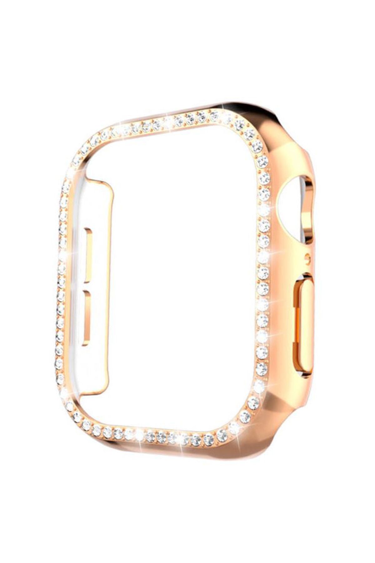 REDz Accessories Carcasă De Cristal Pentru Apple Watch Series 10, Protecție Bara De Protecție, Auriu Roz - Watch 46mm Series 10 - One Size