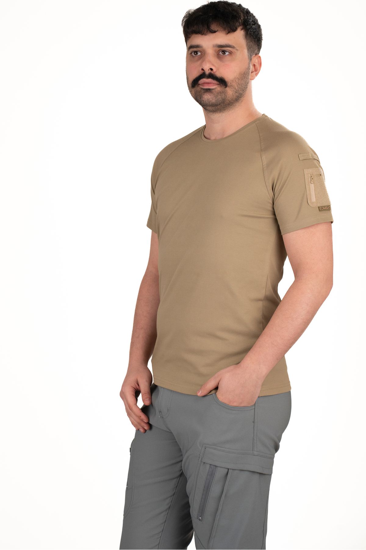 NKYSTORE Taktik Tişört – Cepli Kol Tasarımı, Nefes Alabilir Kumaş
