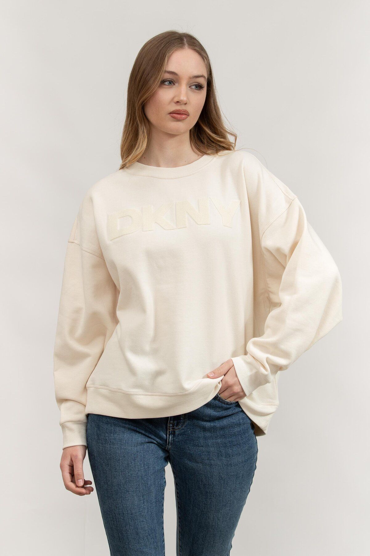 Dkny Kadın Bisiklet Yaka Sweatshirt