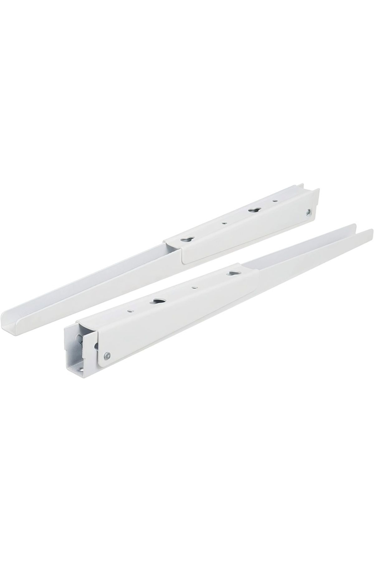 flores Suport Pentru Raft, Reglabil, Alb, 40 Cm, 2 Buc / Set - One Size