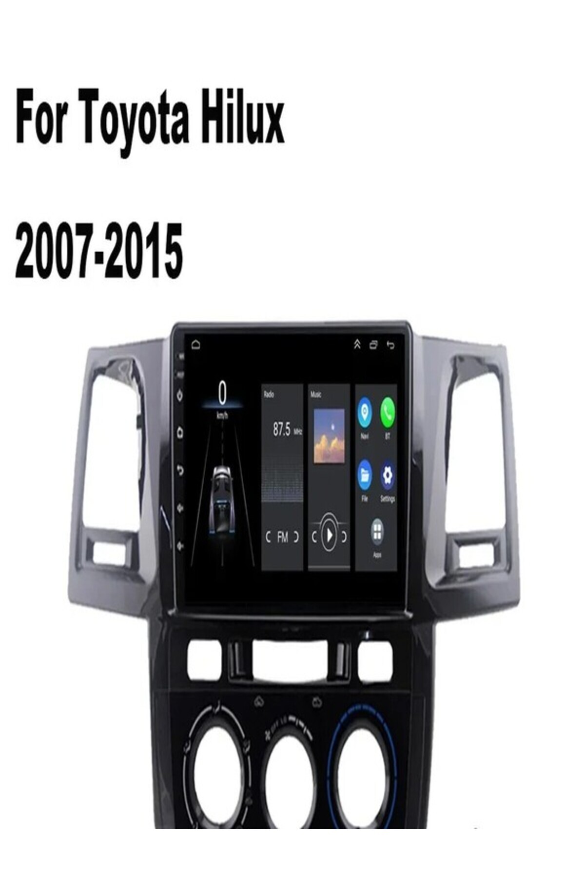 MNT-Toyota Fortuner 2007-2015 screen (RAM 2 - ROM 32) supports CarPlay & Android Auto / 1080p resolution 3