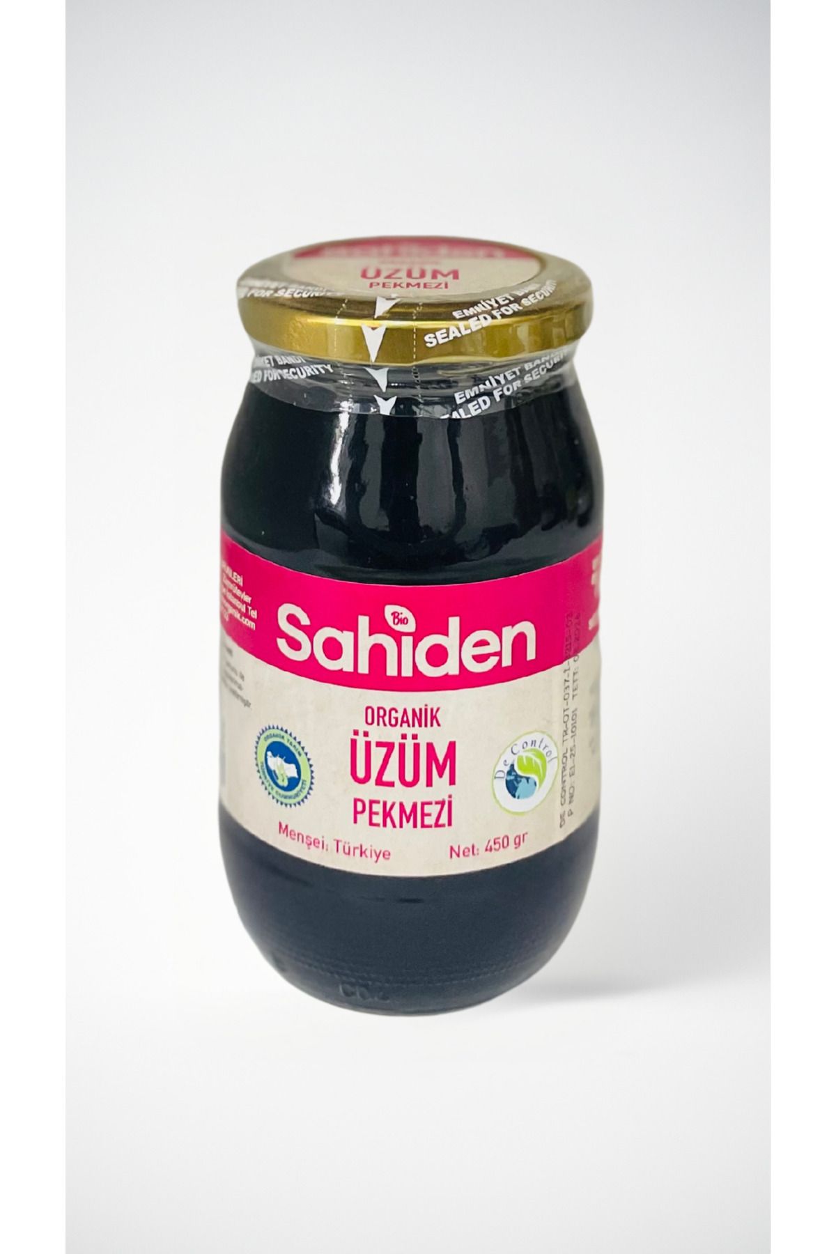SAHİDEN ORGANİK ORGANİK ÜZÜM PEKMEZİ - 450 gr