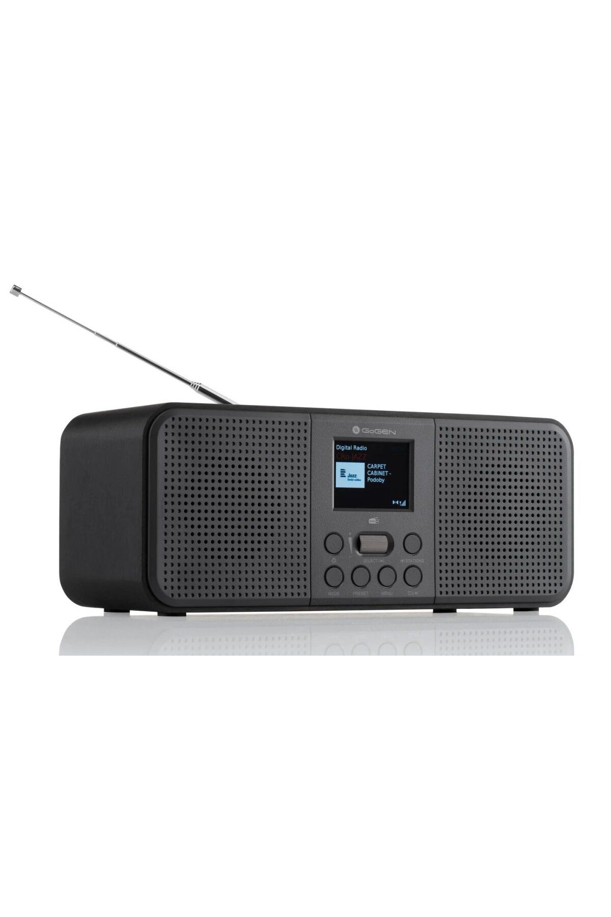 Gogen-Radio DAB /FM DAB 800 Btc, 2 X 2 W, Bluetooth, Color LCD, Alarm Clock, Black 4