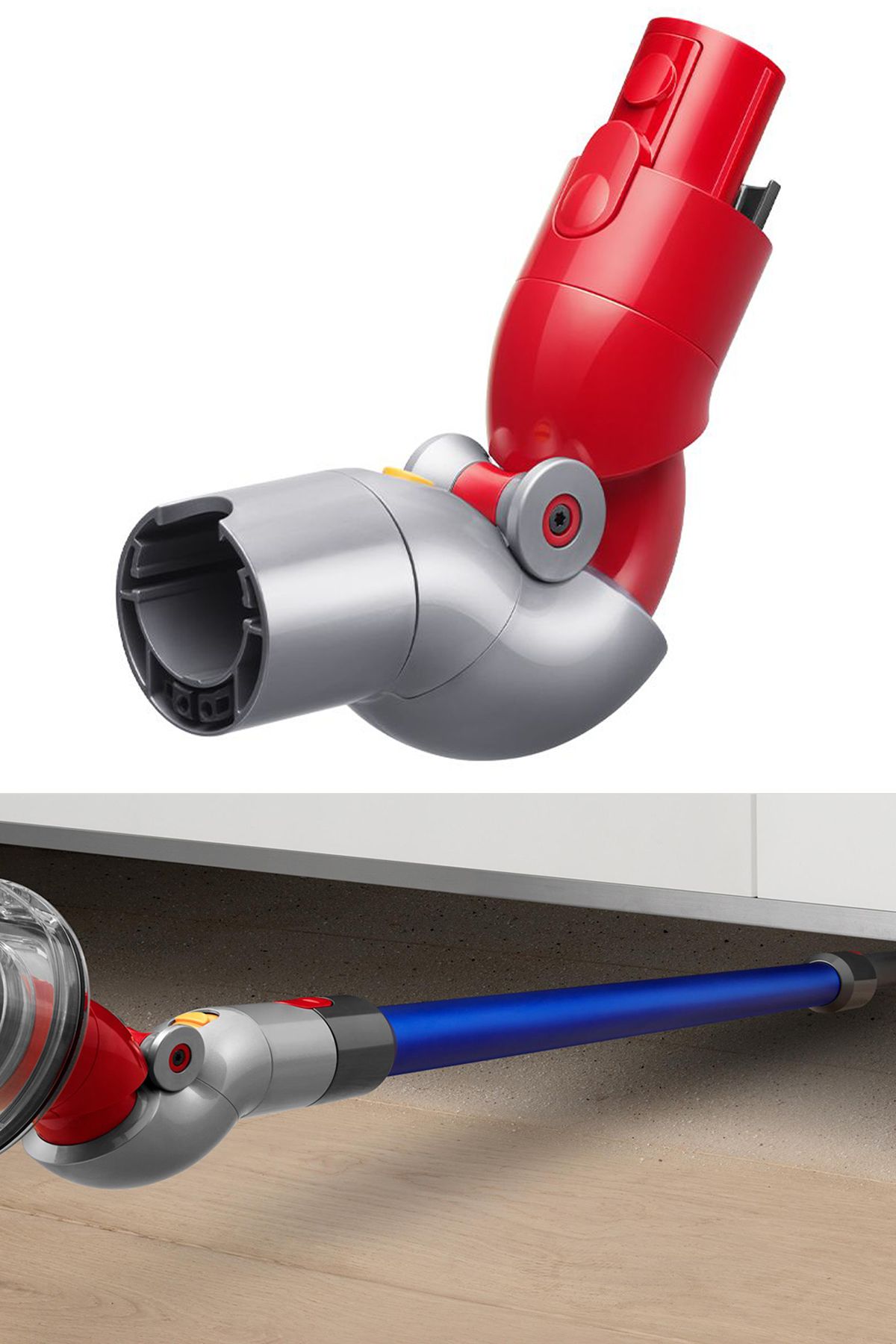 Pro Fresh & Clean Dyson V7/ V8/ V10/ V11/ V15/ Gen5detect Uyumlu Mobilya Altı Adaptör(Katlanabilir)