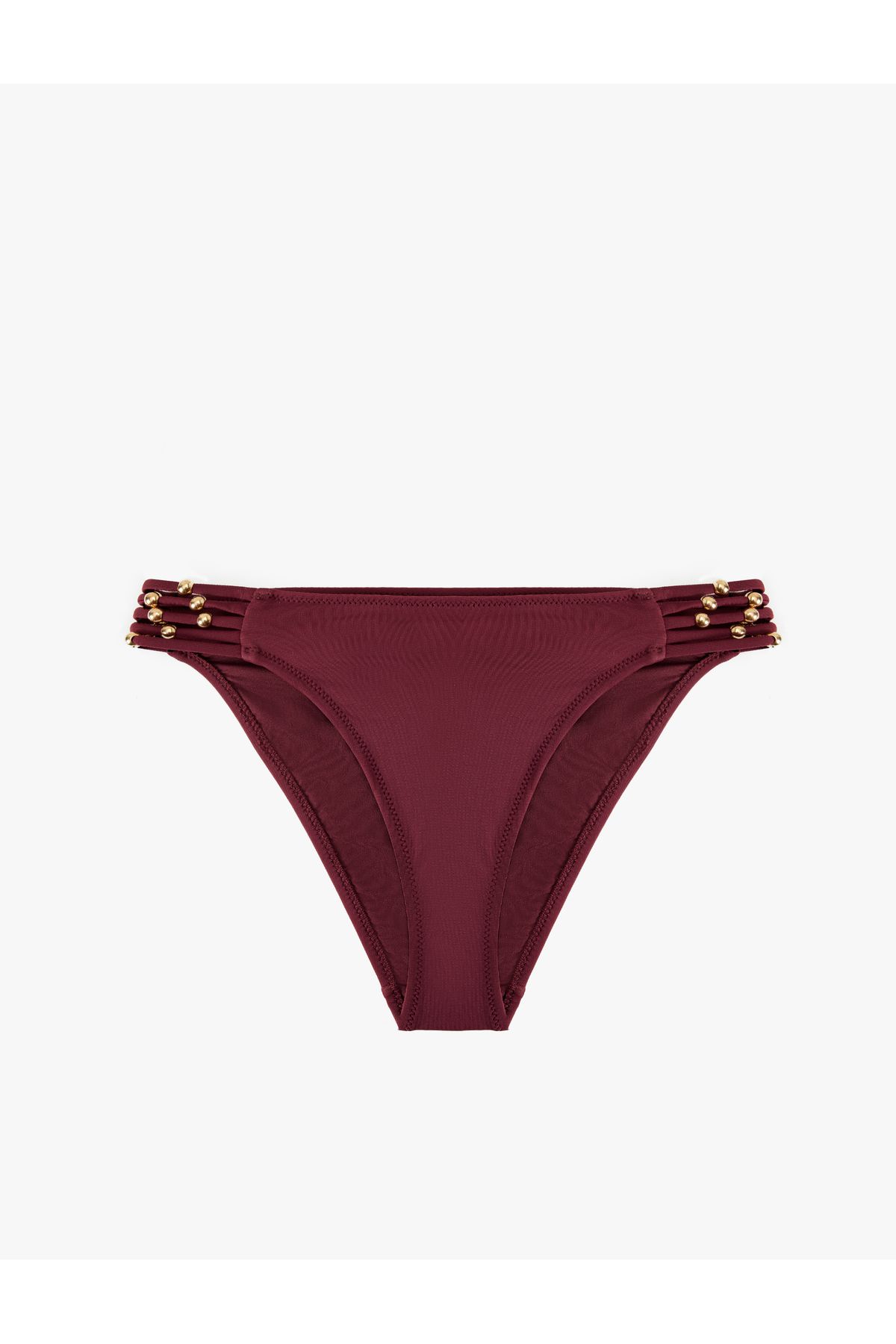 Koton Astarlı Yanları İpli Boncuklu Bikini Altı