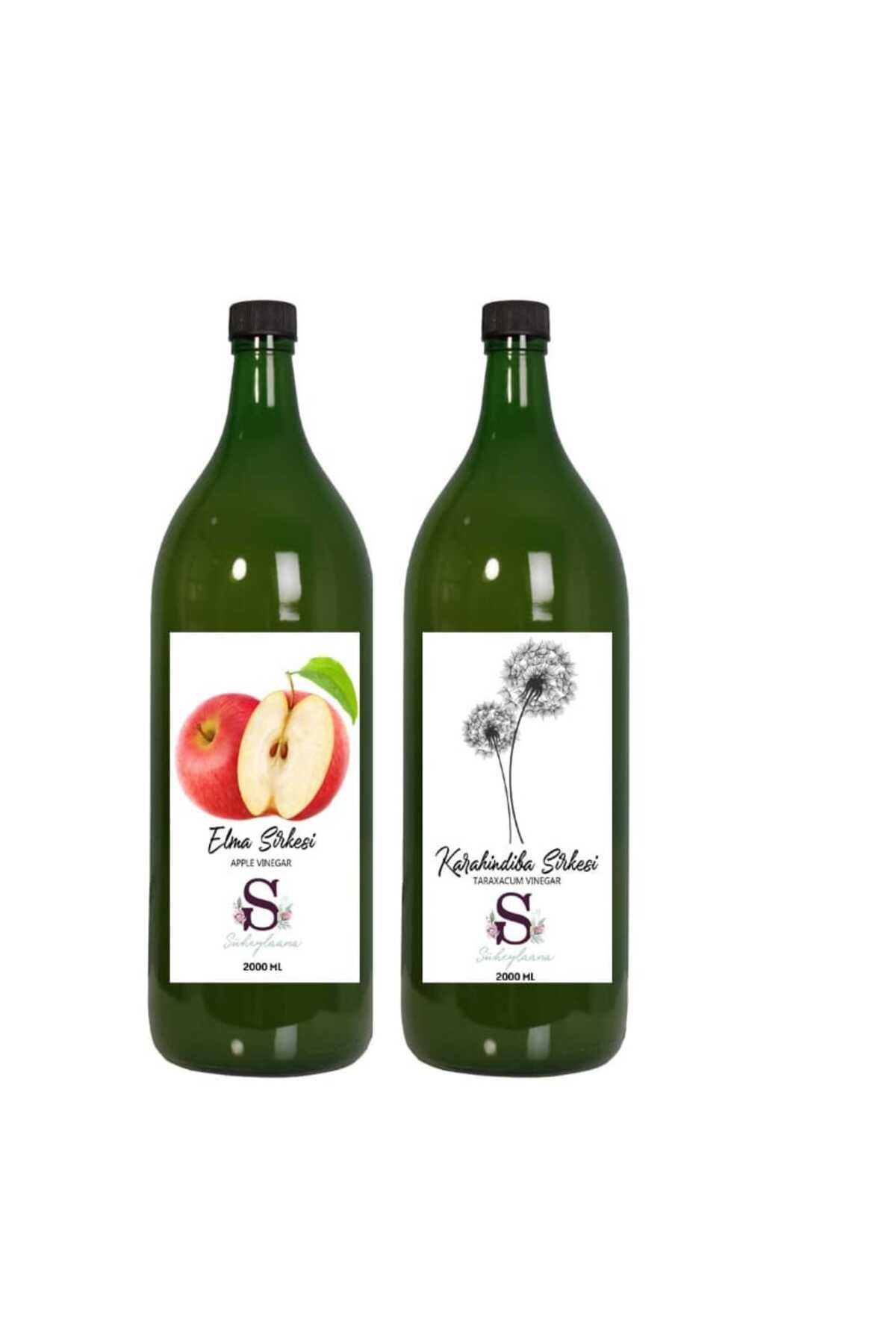 Süheylaana Doğal Enginar Sirkesi 2000 Ml - Doğal Karahindiba Sirkesi 2000 Ml