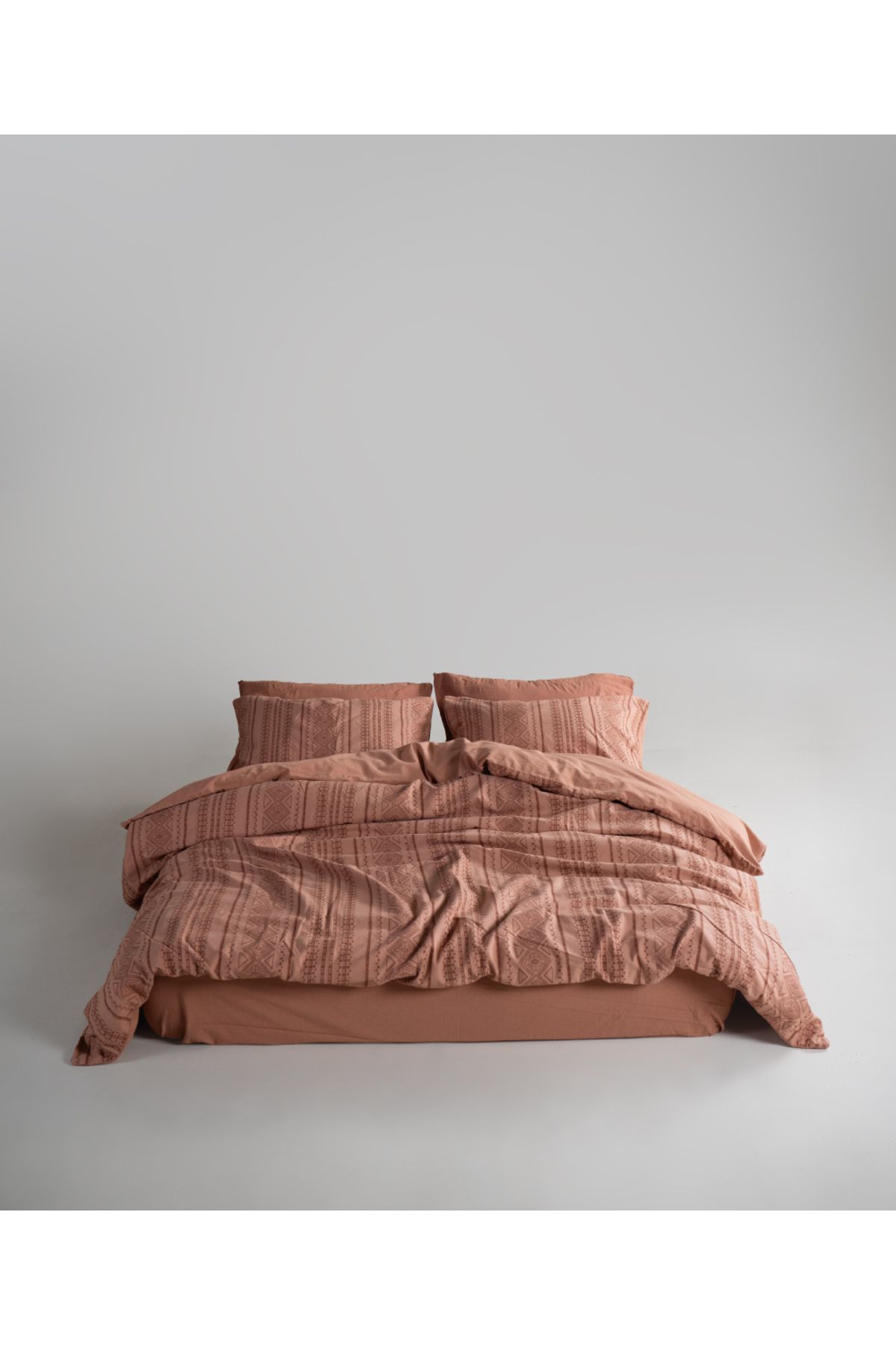 LİMASSO Stonewash 100% Yıkanmış Pamuk Nevresim Takımı Coastal - Commencer