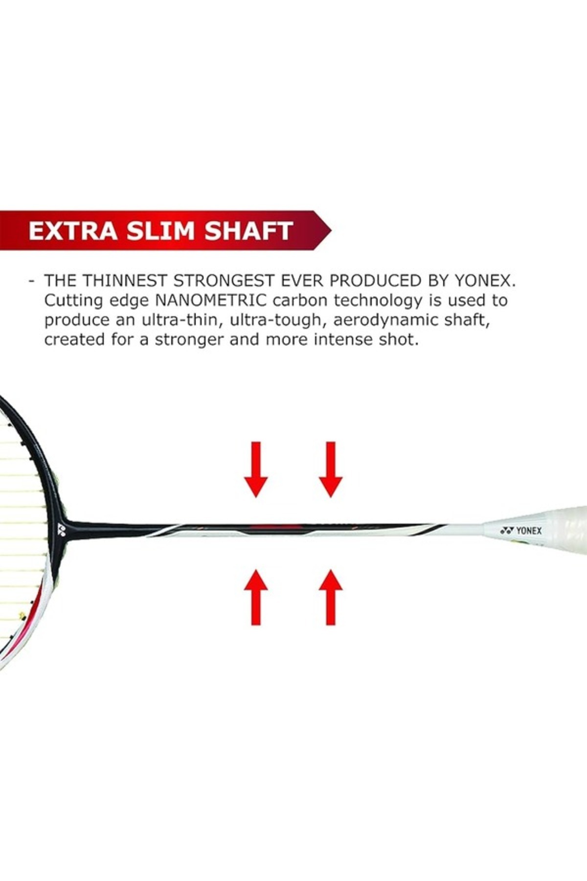 YONEX-DUORA Z STRIKE YONEX BADMINTON RACKET FOR PROFESSIONALS (UNSTRUNG) 5