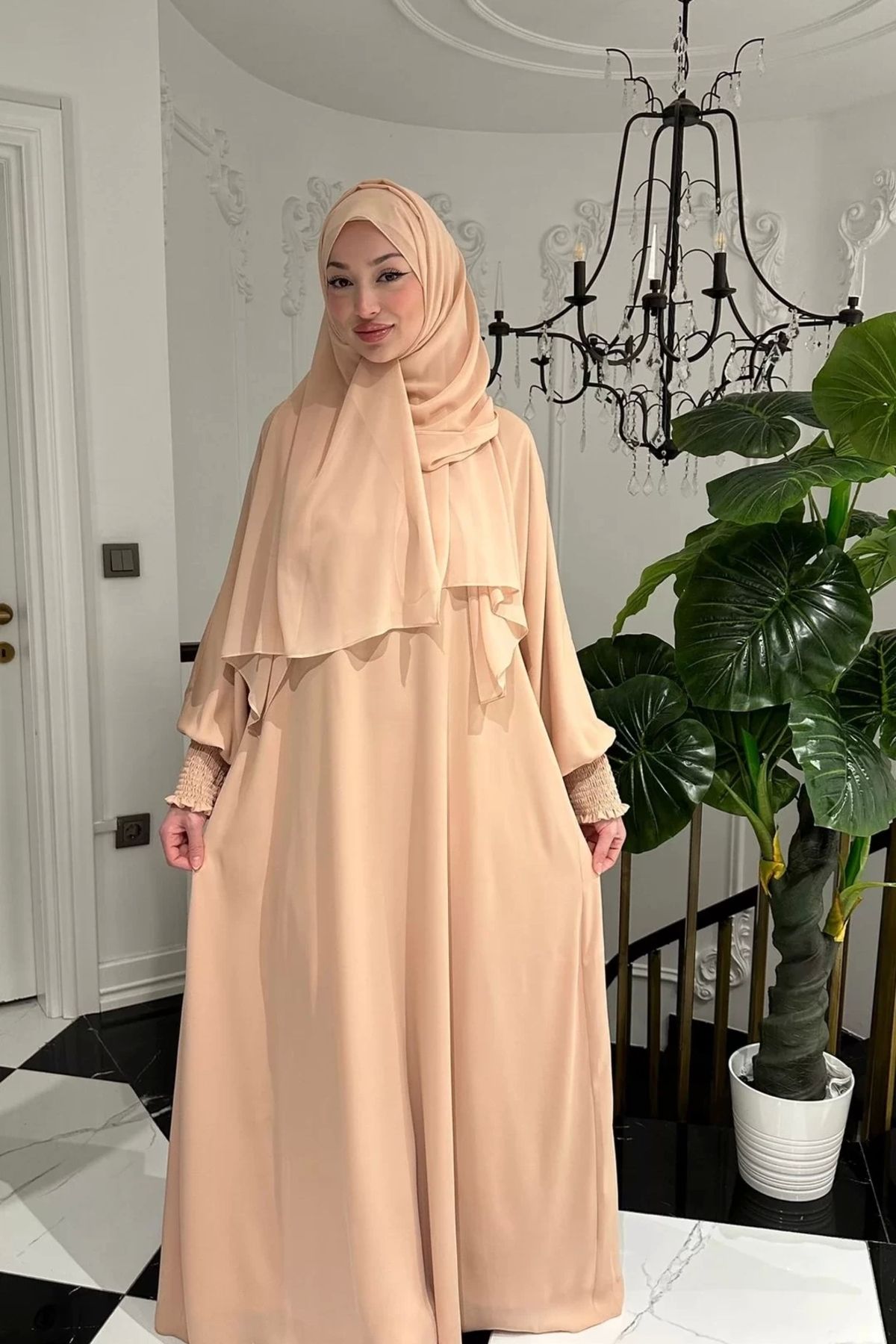 LADRANS BOUTİQUE Queen Krep Şifon Şal