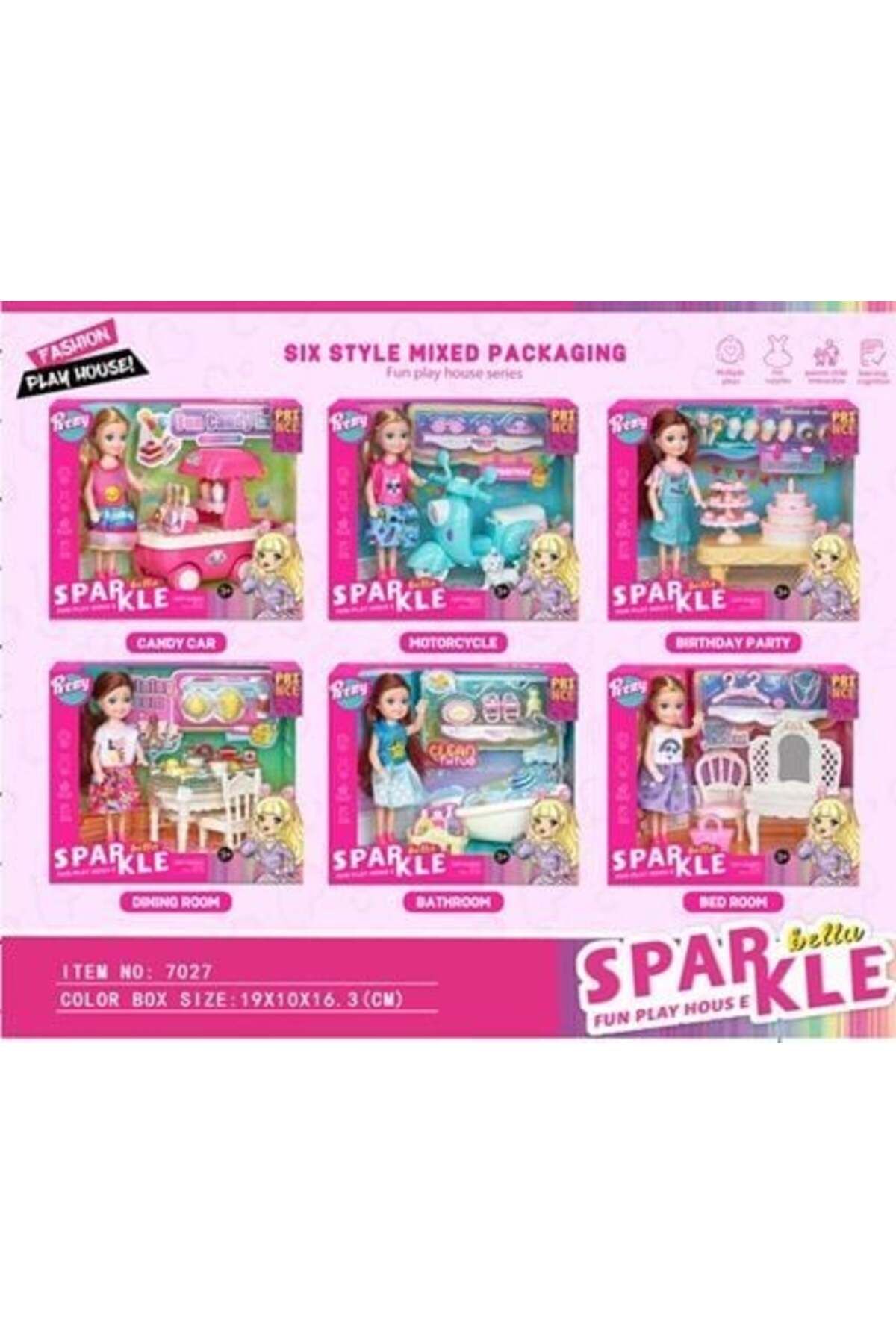 Seher Bella Sparkle Oyun Evi Seti 7027