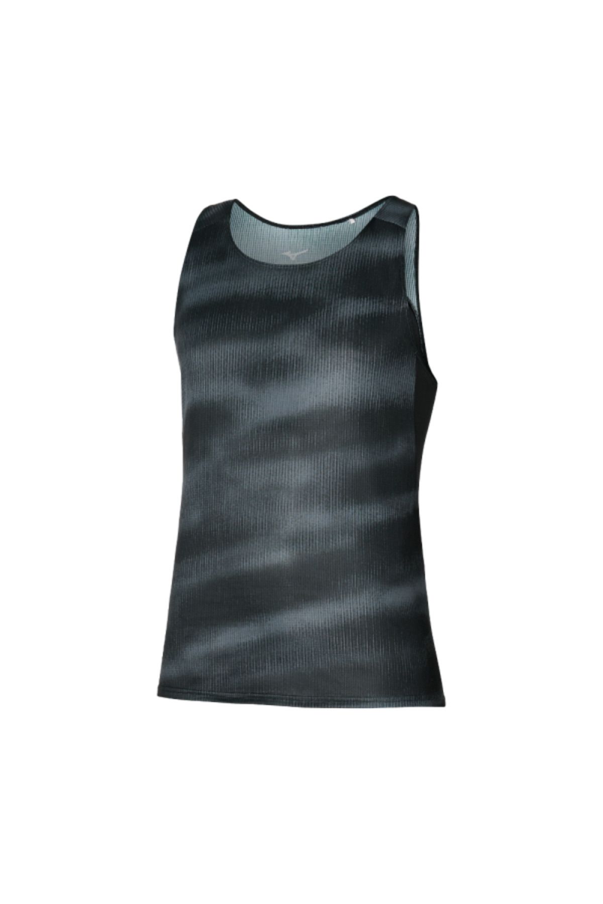 MIZUNO Dryaeroflow Graphic Tank Erkek Kolsuz Tişört Siyah