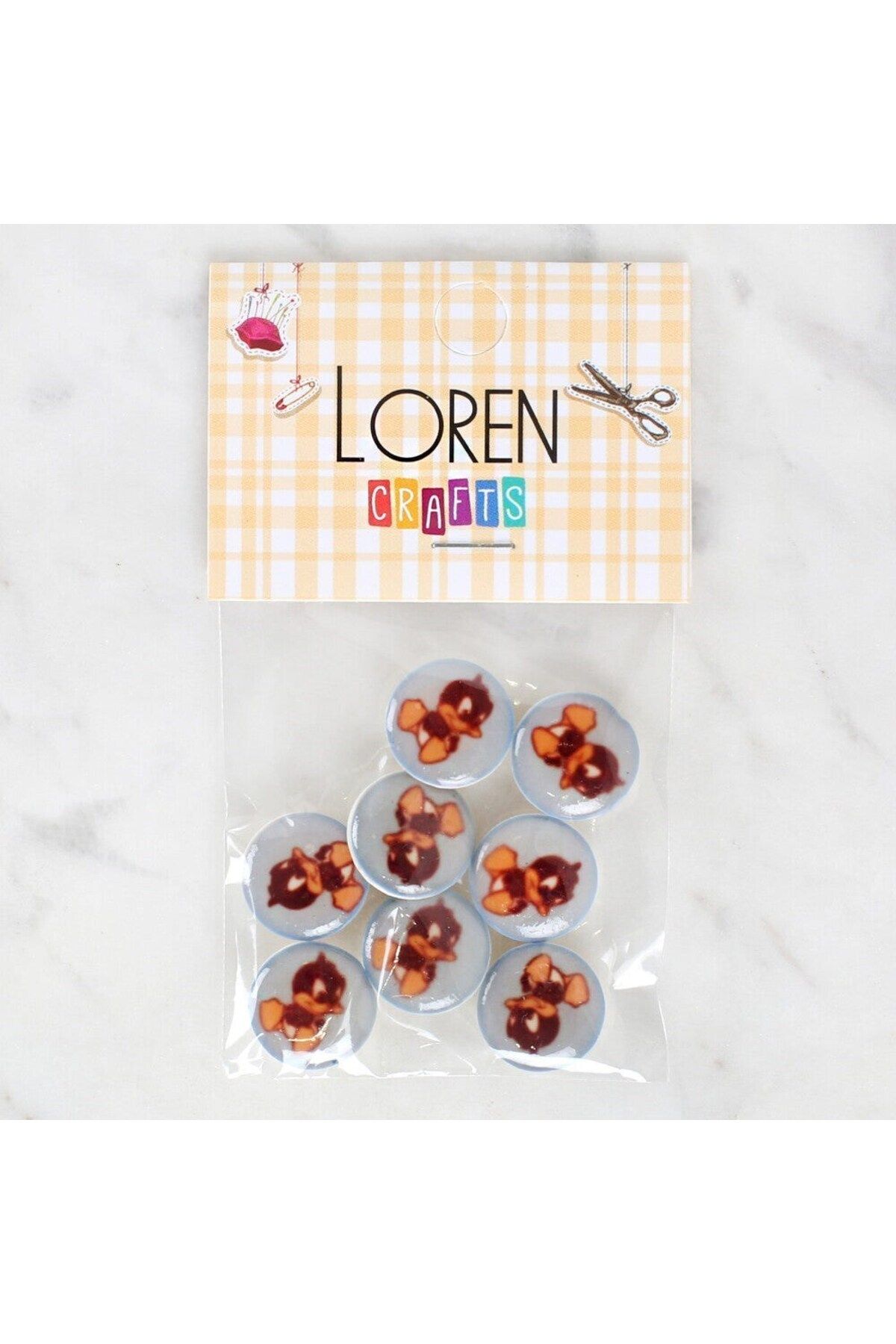 Emperium Loren Crafts 8'li Ördek Düğme - 1203