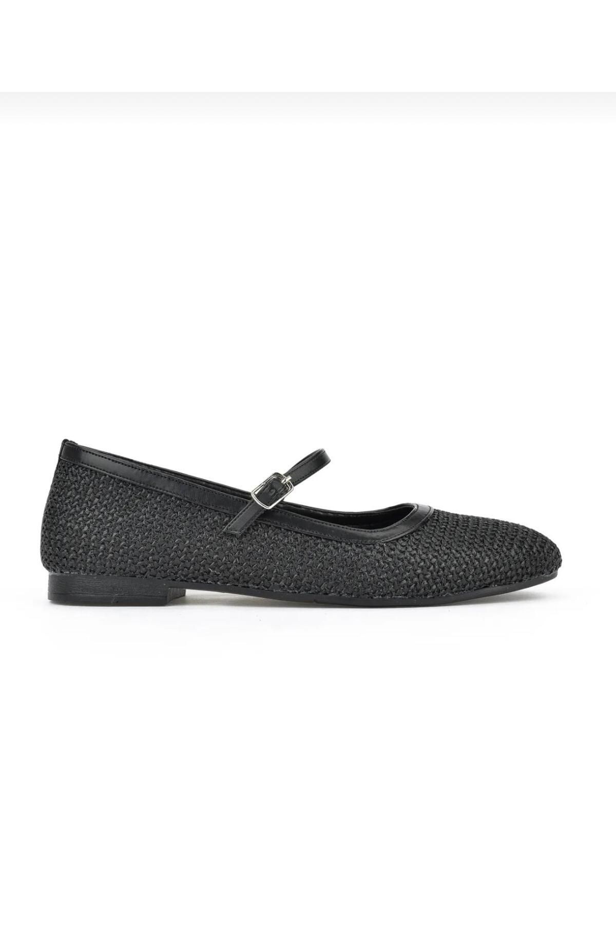 Elf Shoes & Bags ELF SHOES HASIR DETAYLI KADIN BABET