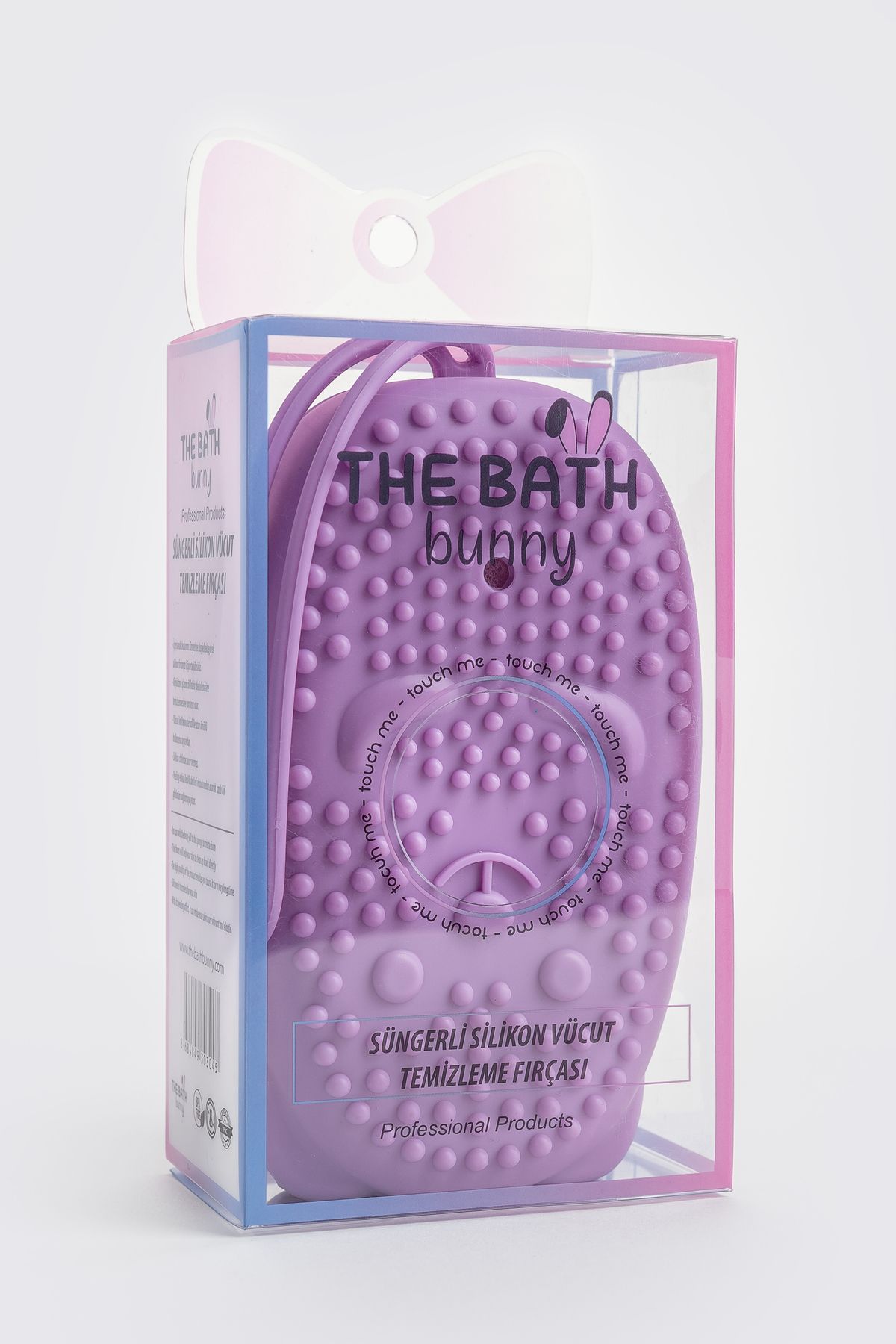 The Bath Bunny Süngerli Silikon Vücut Temizleme Fırçası Peeling Etkili