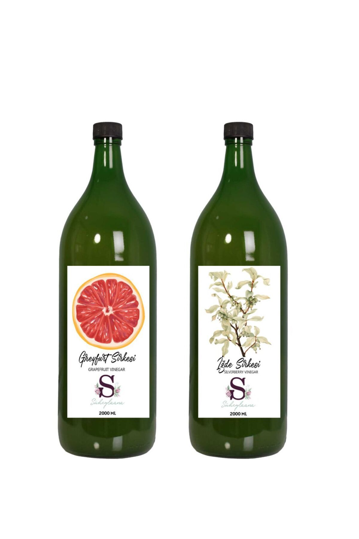 Süheylaana Doğal Greyfurt Sirkesi 2000 Ml - Doğal İğde Sirkesi 2000 Ml