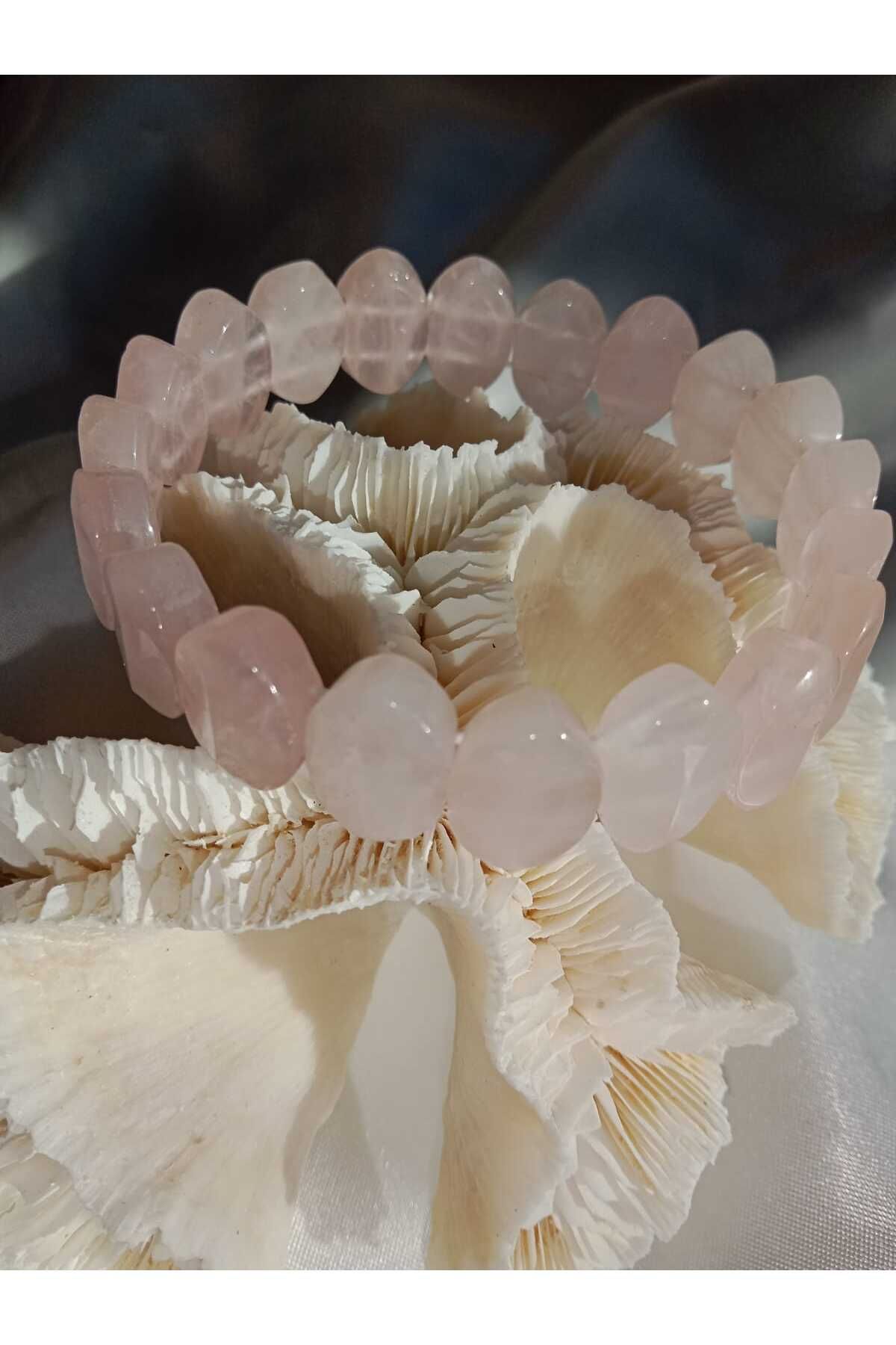 LAOTONG STONE Pembe Kuvars Bileklik