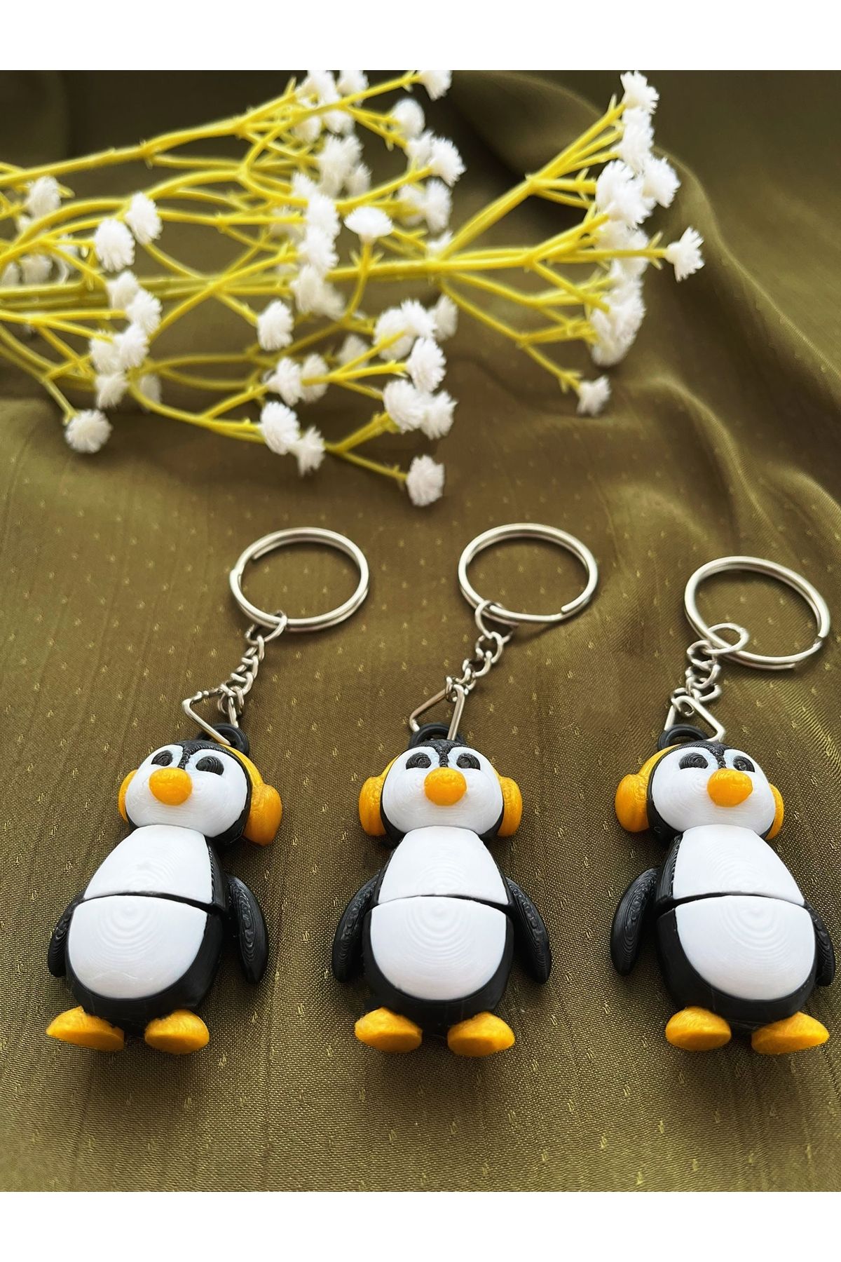 SALES GROUP Sevimli Pingu Anahtarlık 3'lü
