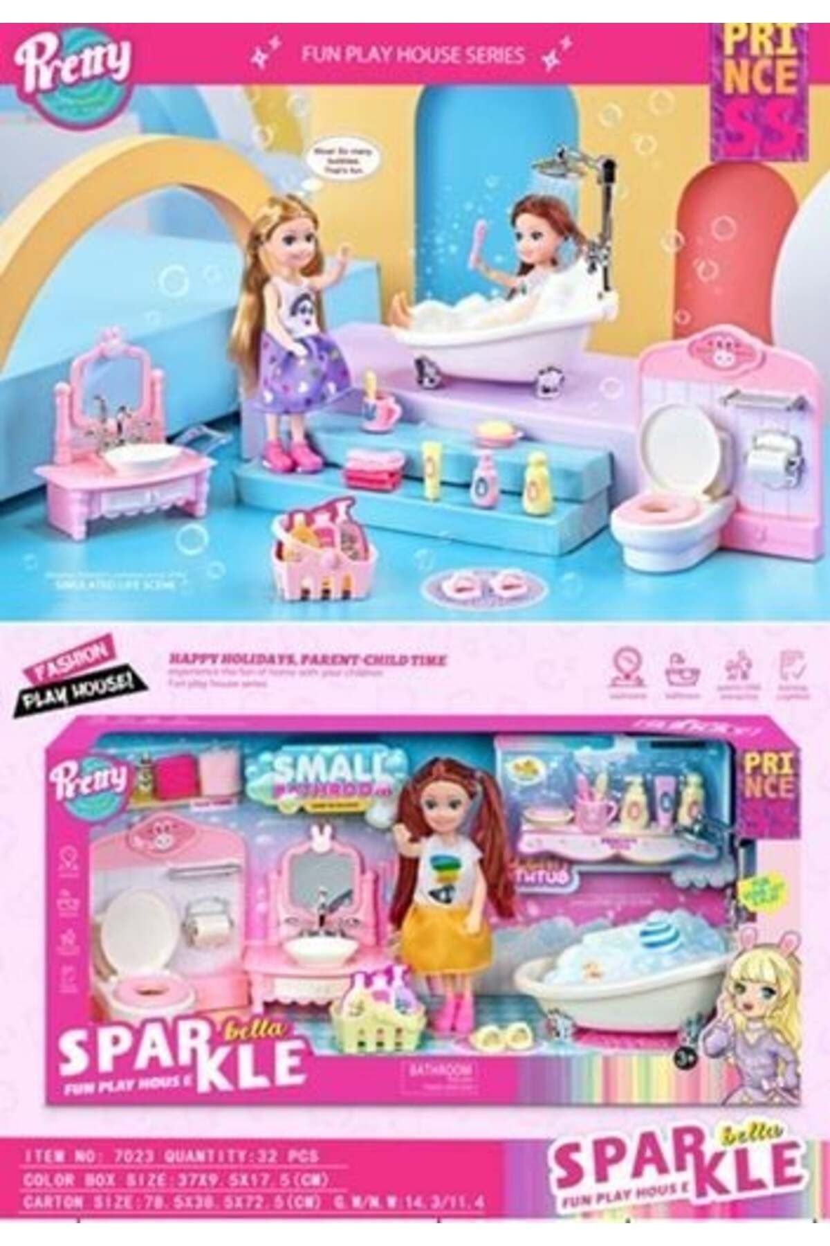 Seher Bella Sparkle Banyo Teması 7023