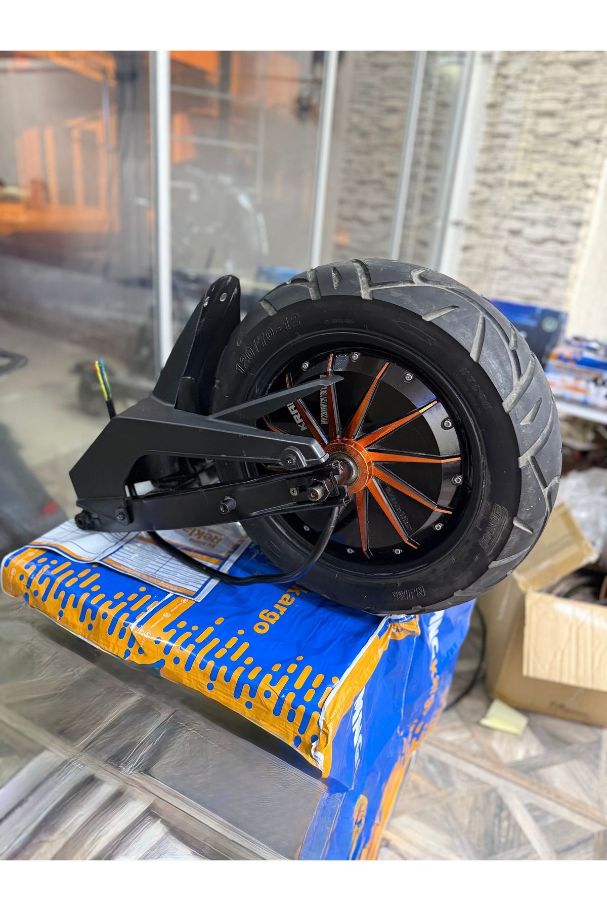 Kral Yuma Motor 5KW Arka Beşik (Set) Çamurluk