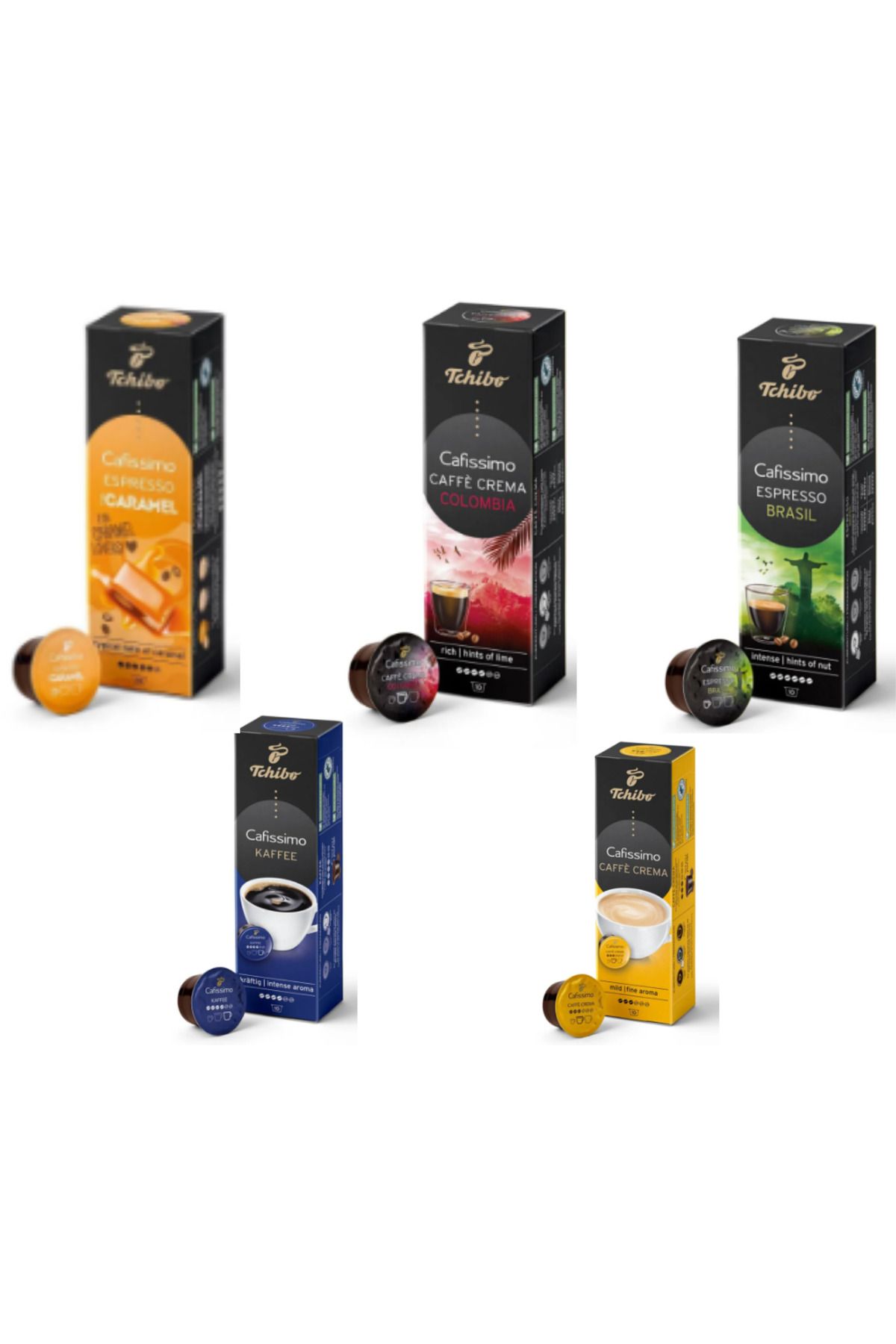 Tchibo Caffisimo 50 adet Kapsül 5'li Set Favoriler