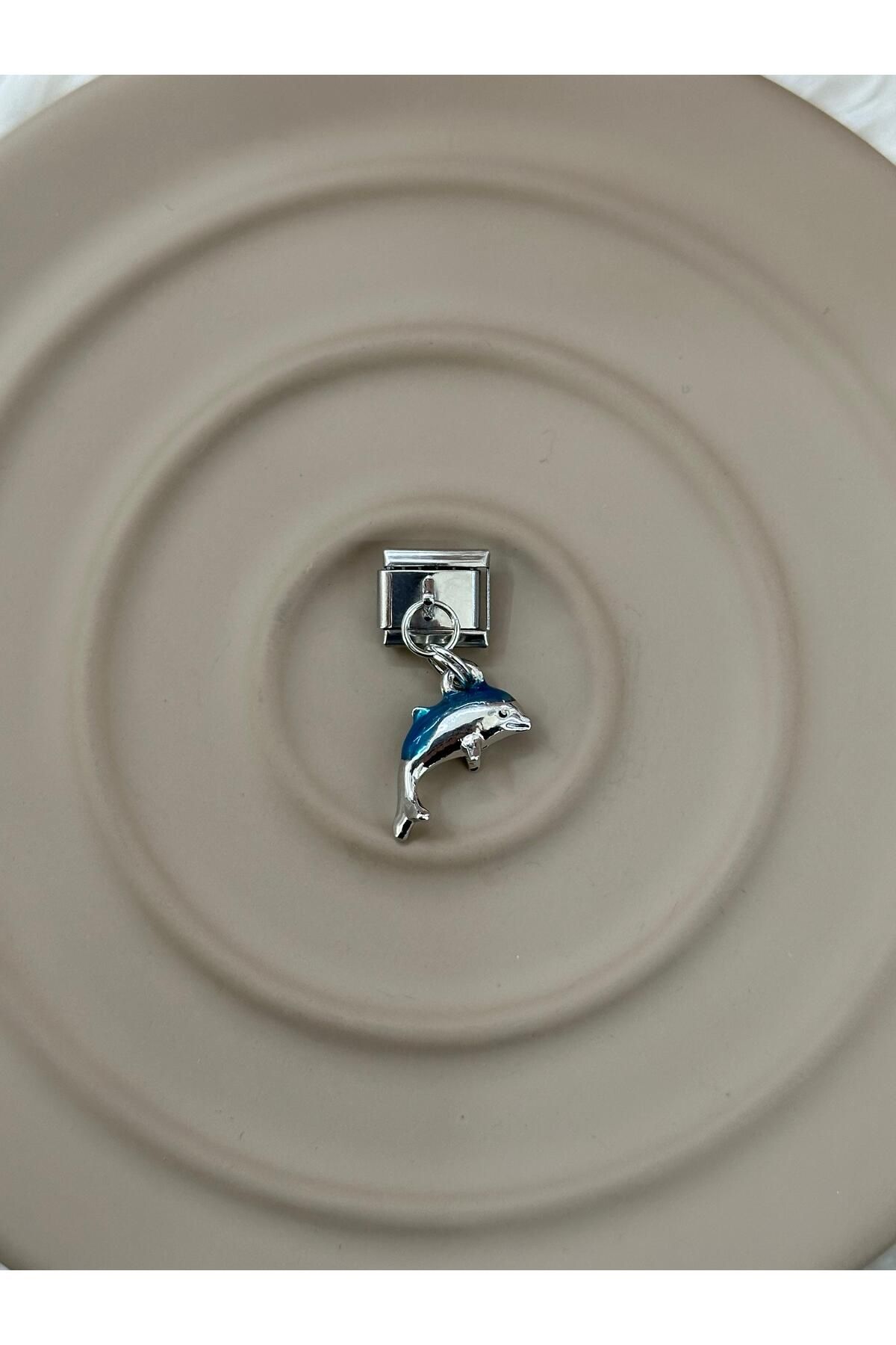 MSBTAKI stainless steel 316L Çelik Paslanmaz ve Kararmaz Yunus Balığı Charm
