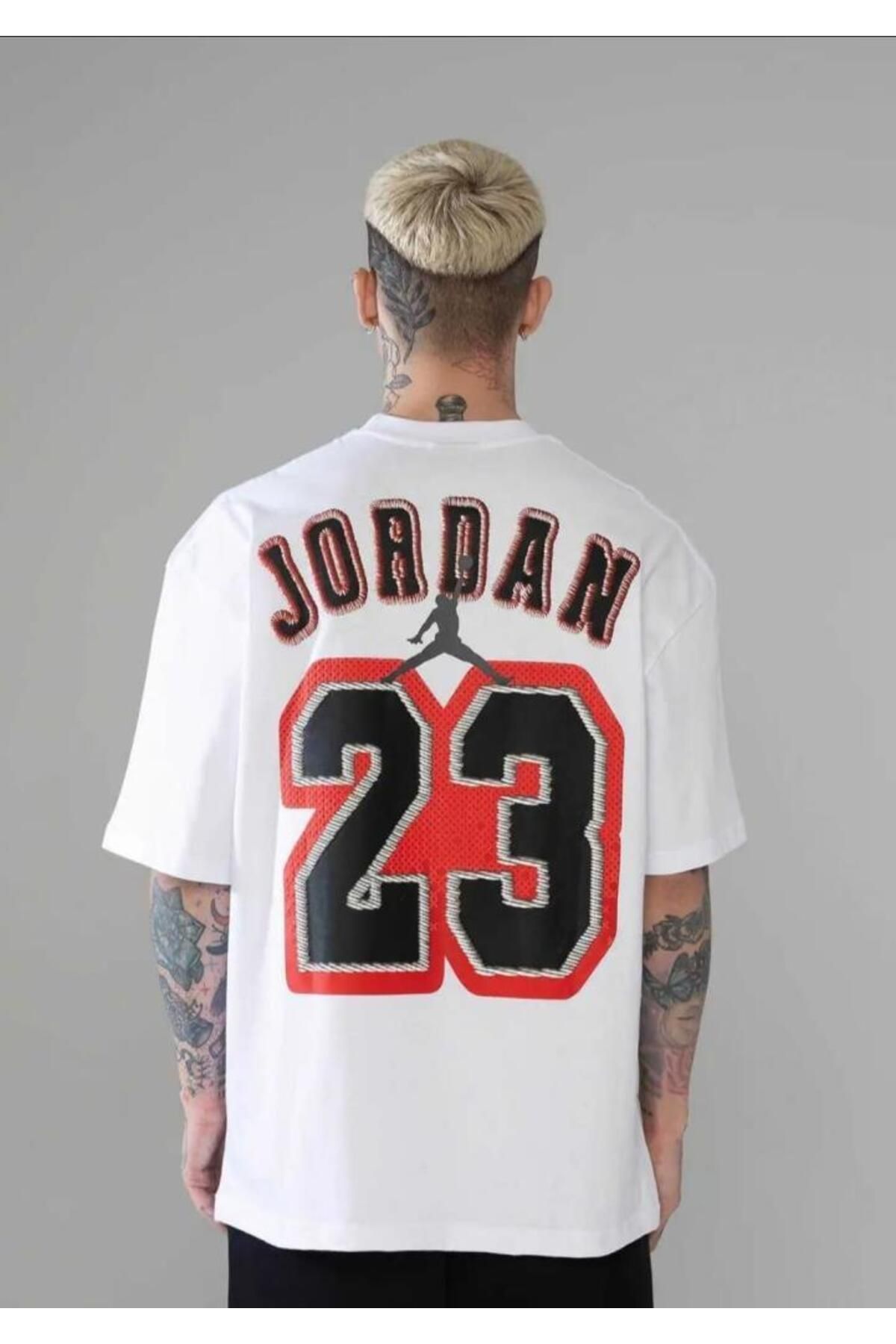 Ral Sport Unisex Oversize Bulls T-Shirt Beyaz