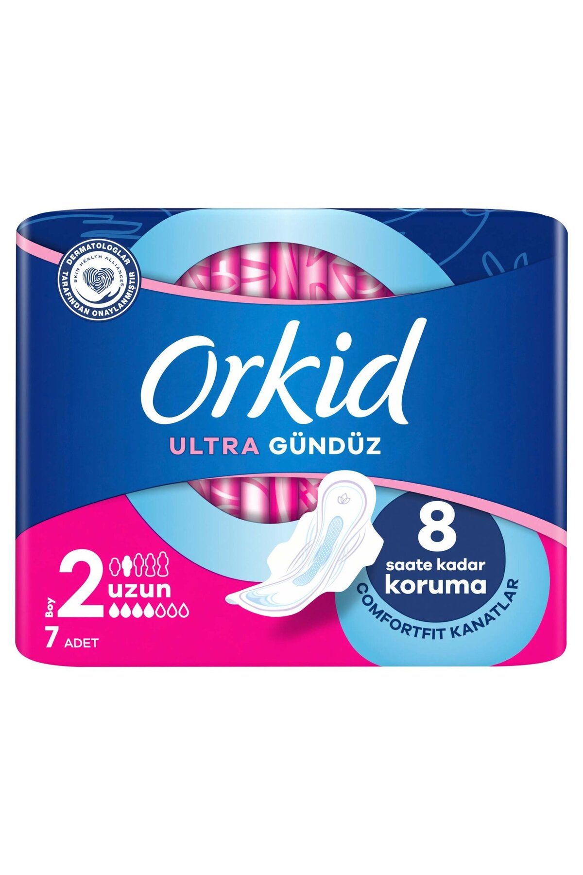 Orkid Ultra Extra Hijyenik Ped Uzun Tekli Paket 7 Ped