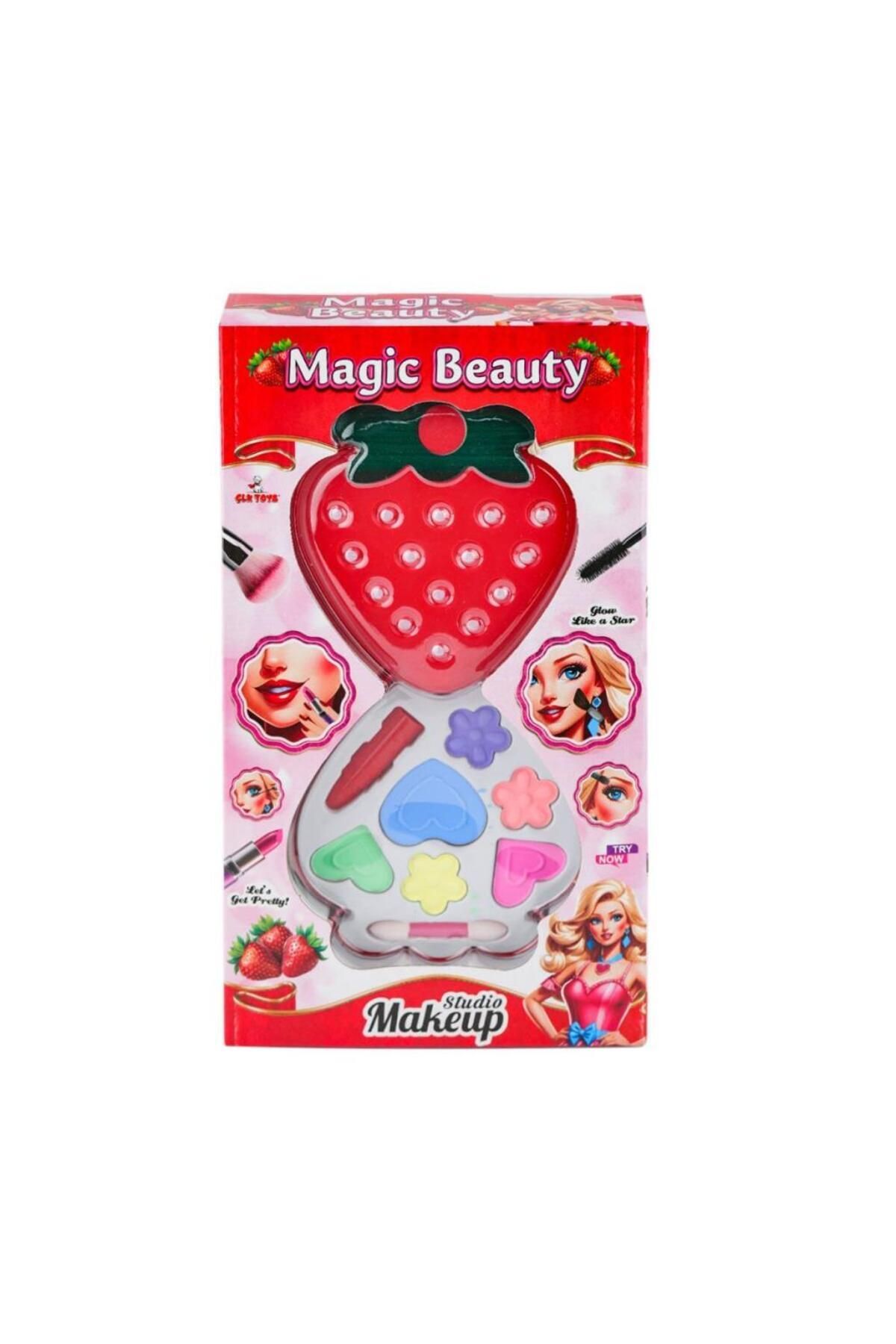 Toys Avm Nessiworld CLK-420 Tekli Çilek Makyaj Seti -Çalkan Plastik
