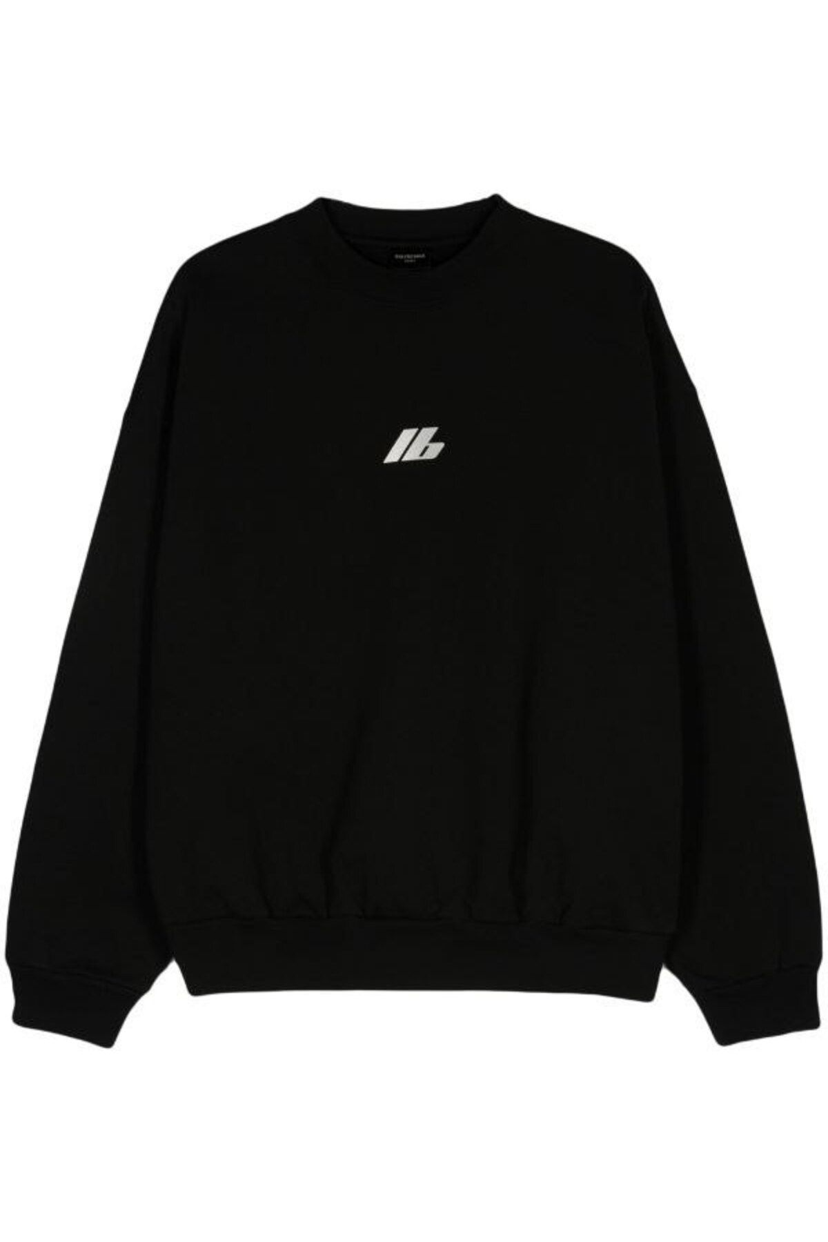 BrandsBoutique BB Activewear Reflective Logo Oversize Sweatshirt