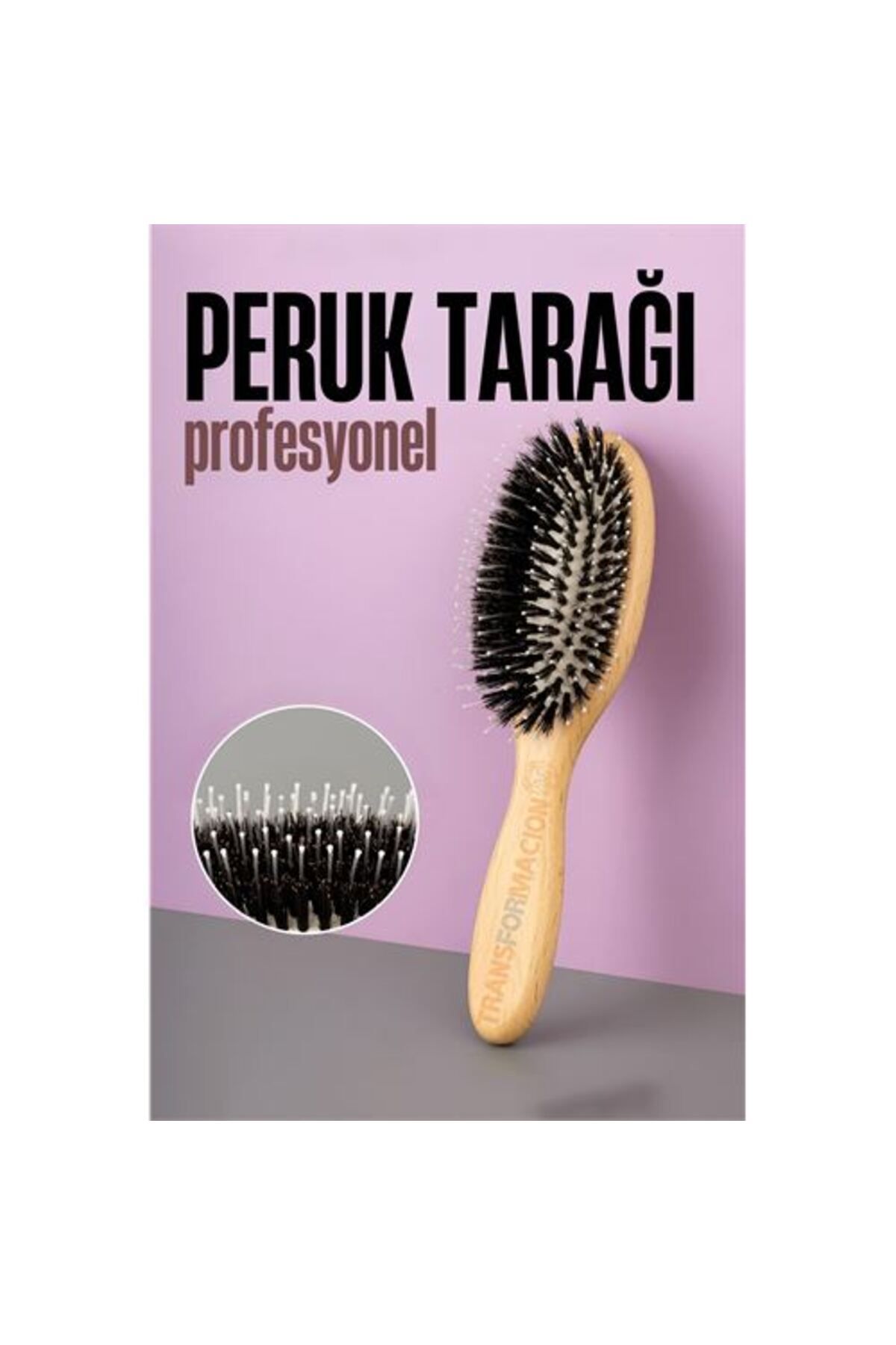 Findit Peruk Tarağı - Peruk Bakım Tarağı Ahşap