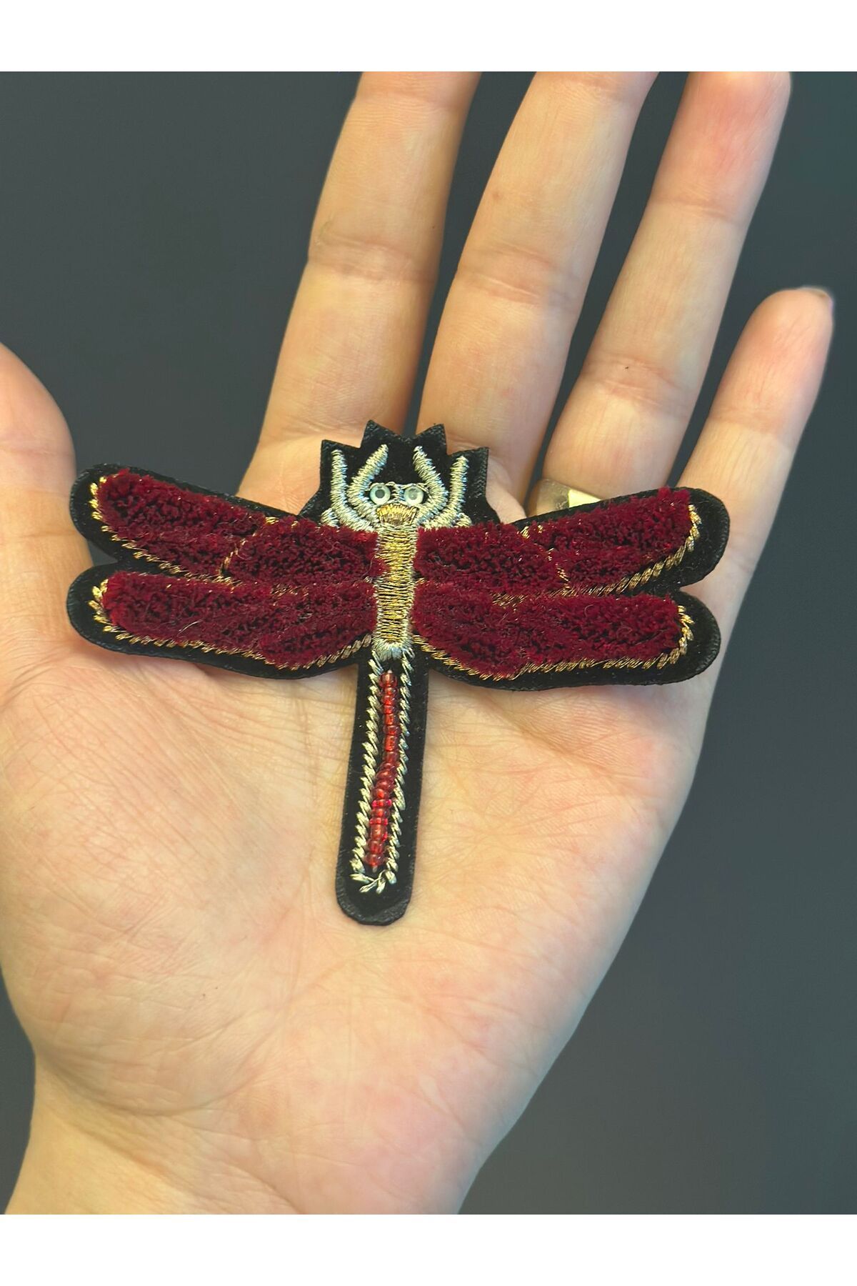 Gönülden Tasarım PUNCH DOKUMA YUSUFCUK ARMA DİKİŞ APLİKE 8X7 CM