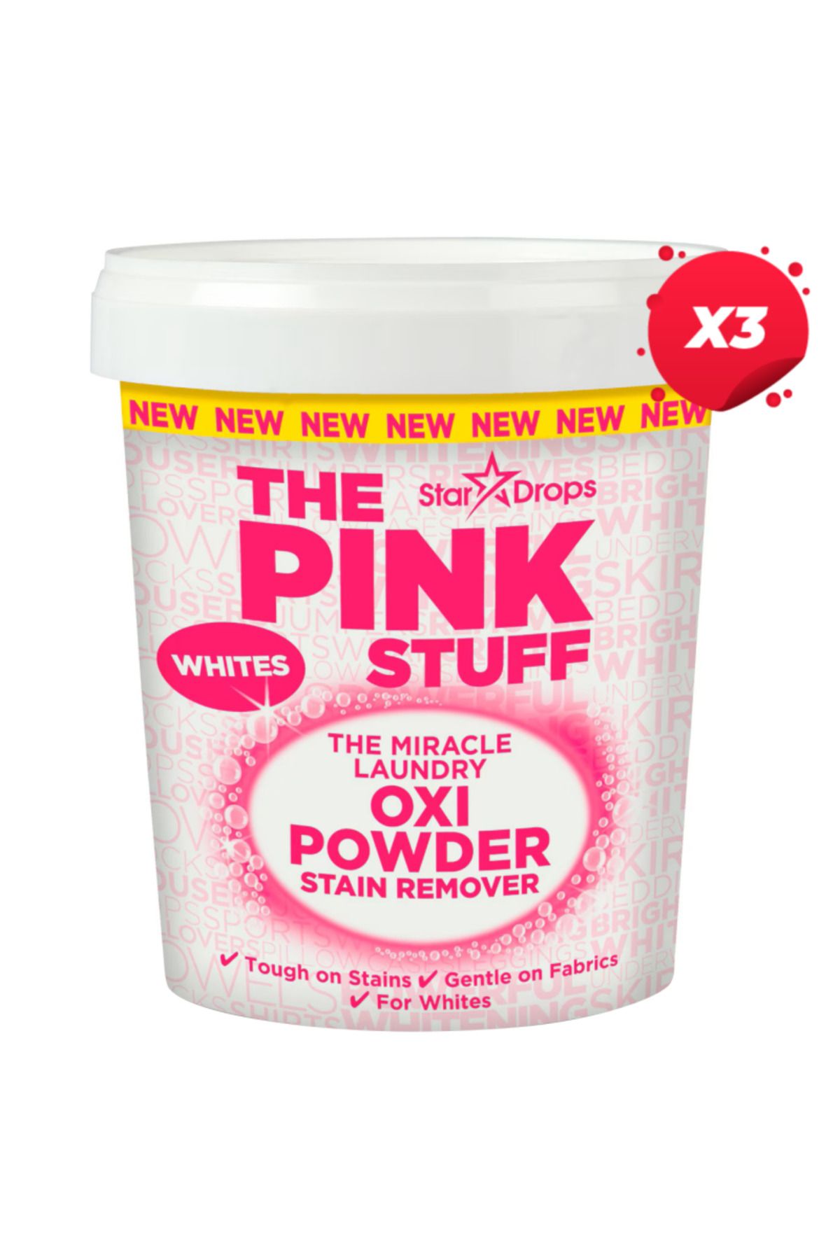 ThePink X3 - The Pink Stuff Pete Pudra 1kg Alb - One Size