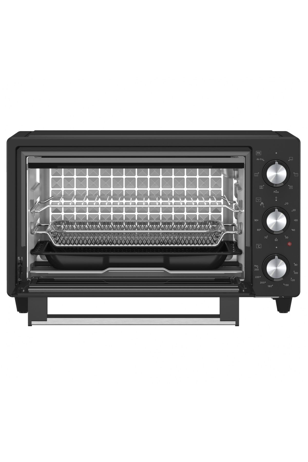 ECG-Electric oven ECG ET 2001B Airfry, 20 L, 1500 W, 80–250 °C, 90 min timer, 7 functions, convection 3