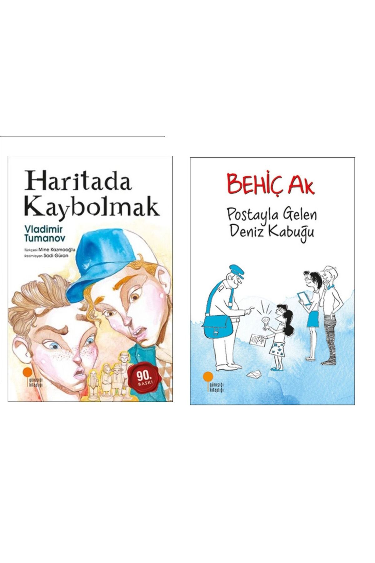 Günışığı Kitaplığı Haritada Kaybolmak & Postayla Gelen Deniz Kabuğu ( 2 Li Set)