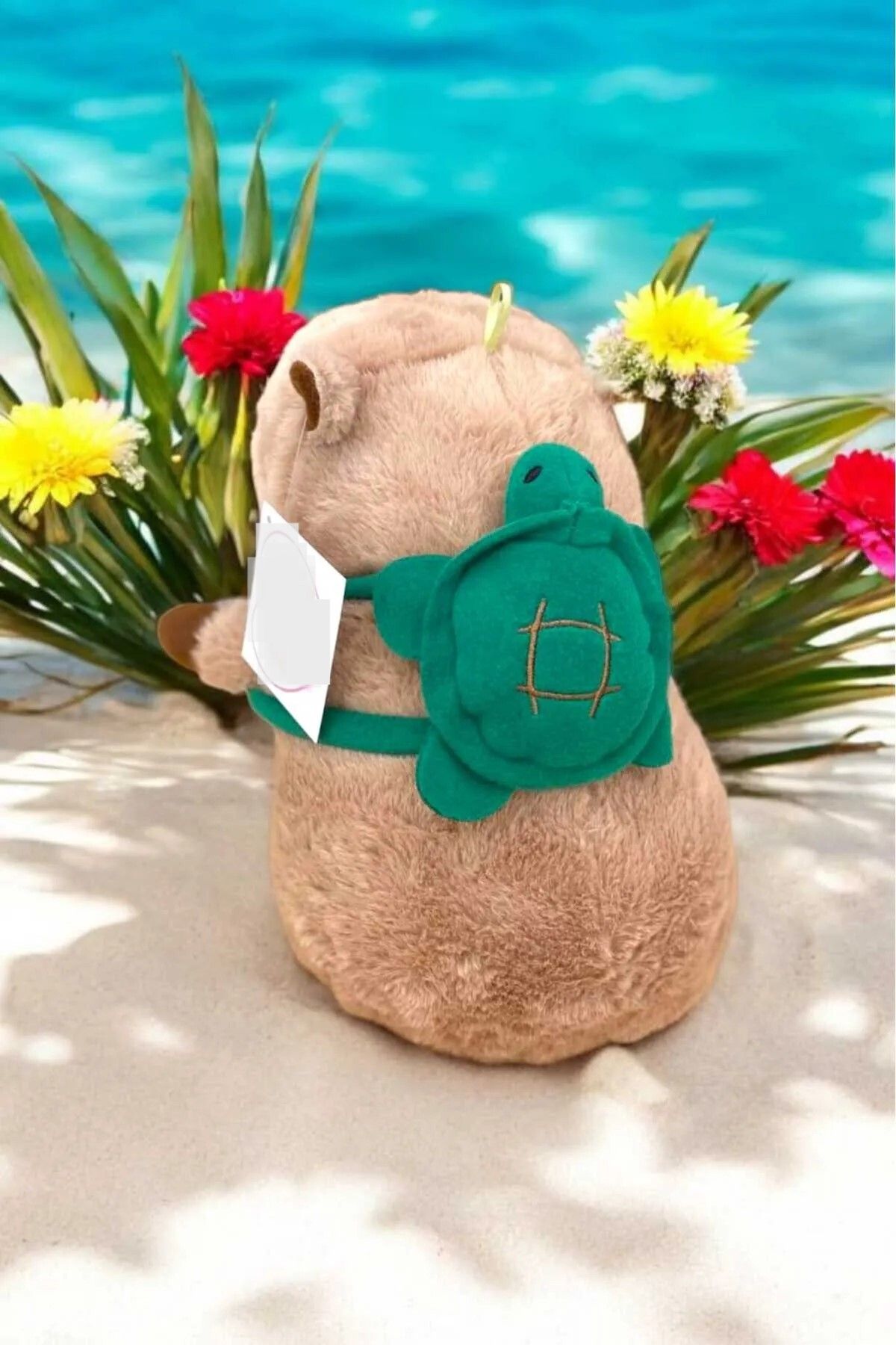 Mellito Capybara Peluş Oyuncak Cappy,Capy 33 Cm Orta Boy 1 Adet