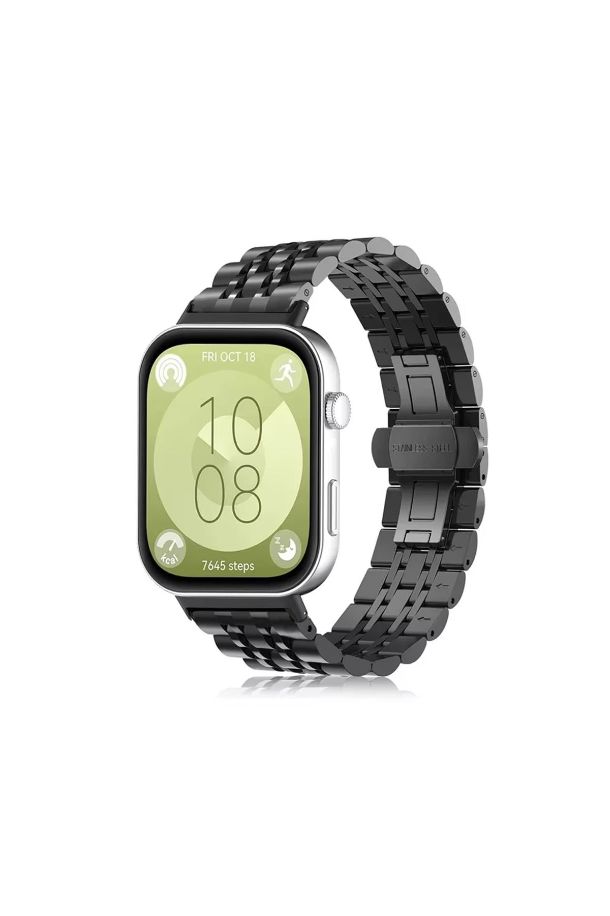 Microcase Huawei Watch D2 Paslanmaz Çelik Metal Kordon Kayış-KY6557