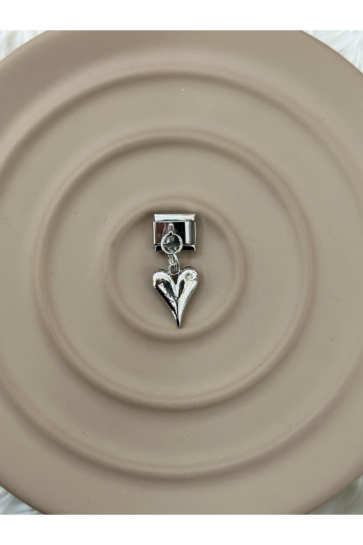 MSBTAKI stainless steel 316L Çelik Paslanmaz ve Kararmaz Kalp Charm
