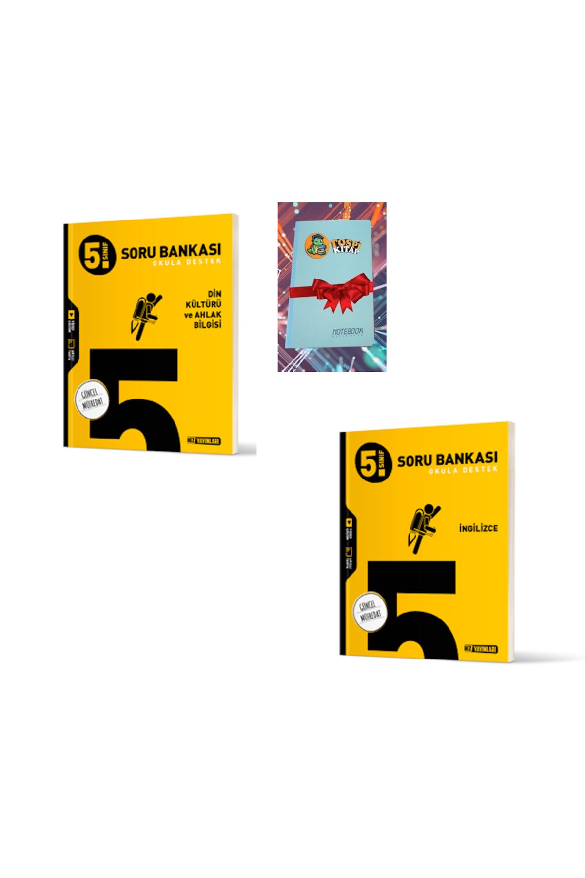 Karma Kitaplar 5. Sınıf İNGİLİZCE + DİN KÜLTÜRÜ Soru Bankası ( DEFTER HEDİYE)