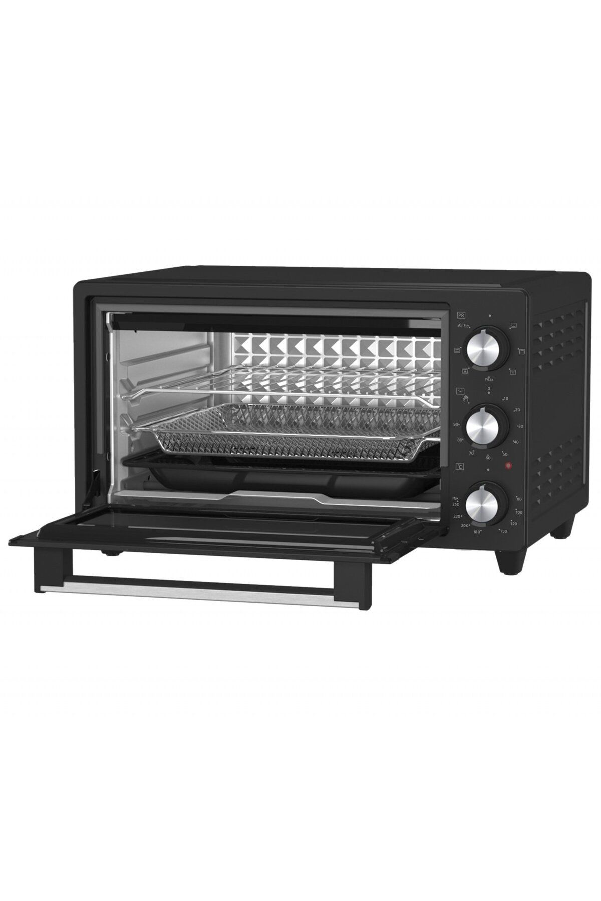 ECG-Electric oven ECG ET 2001B Airfry, 20 L, 1500 W, 80–250 °C, 90 min timer, 7 functions, convection 4