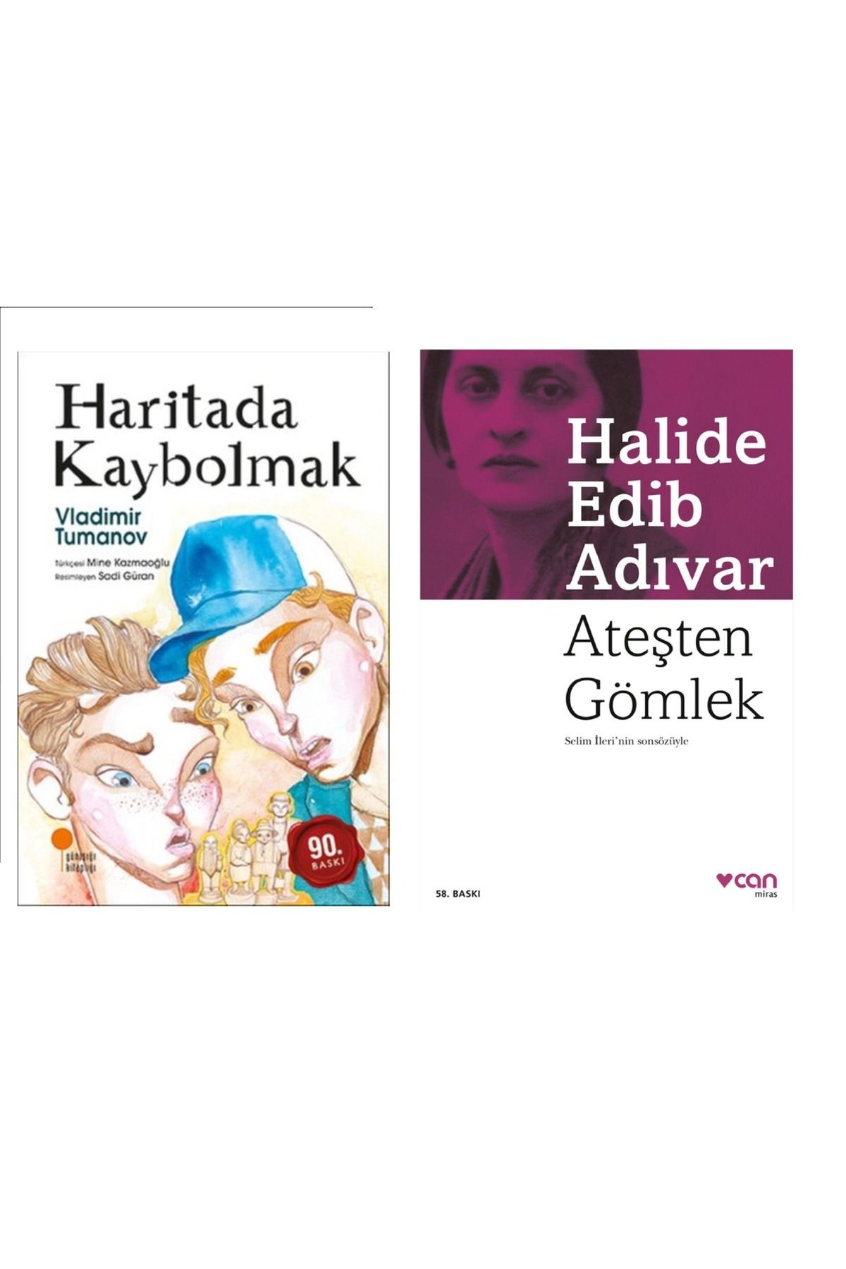 Günışığı Kitaplığı Haritada Kaybolmak & Ateşten Gömlek ( 2 Li Set)
