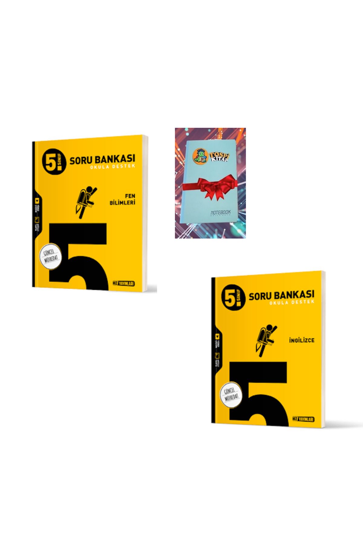 Karma Kitaplar 5. Sınıf İNGİLİZCE + FEN BİLİMLERİ Soru Bankası ( DEFTER HEDİYE)