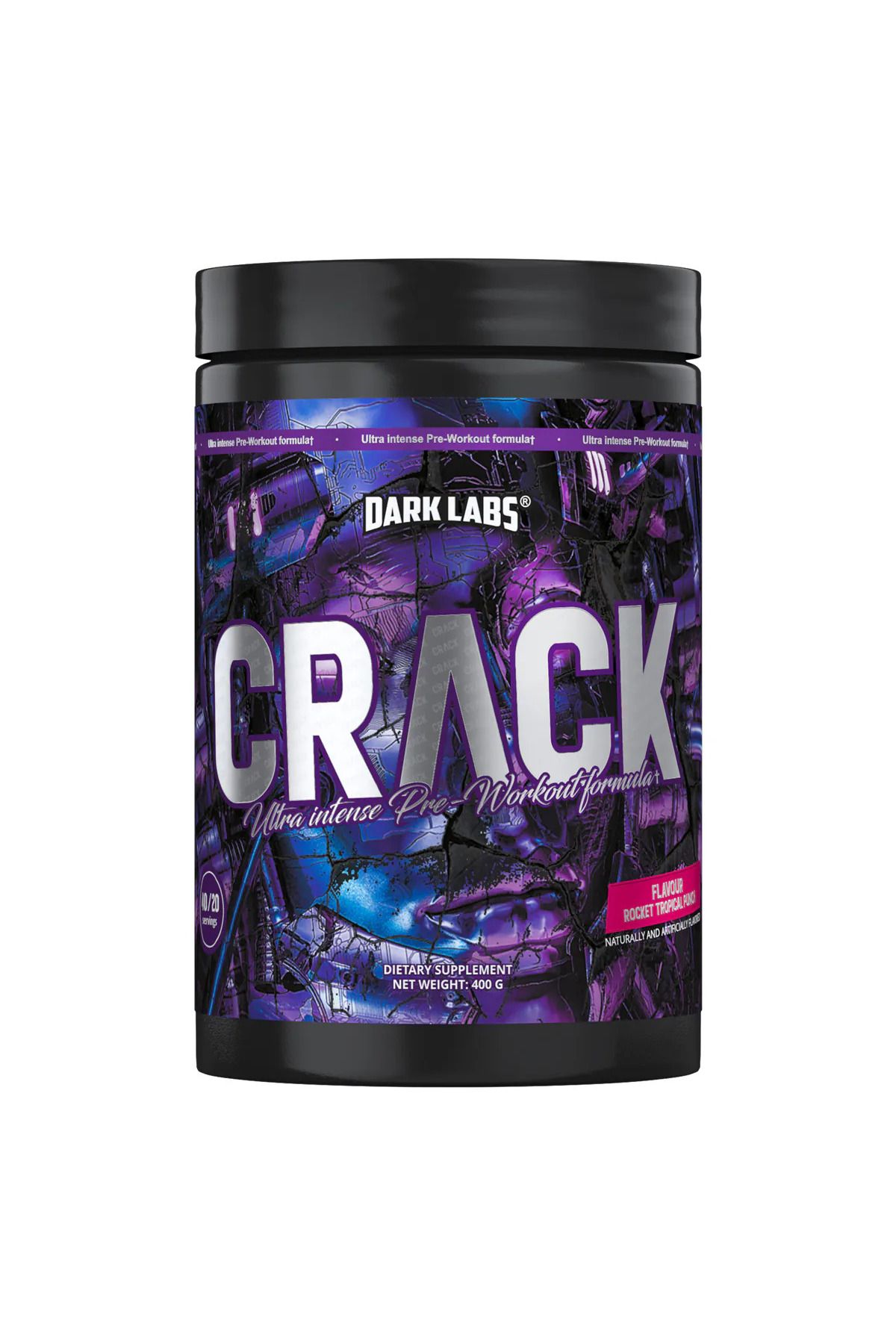 DARK LABS CRACK (Purple) Preworkout (Abd menşei) 40 SERVİS