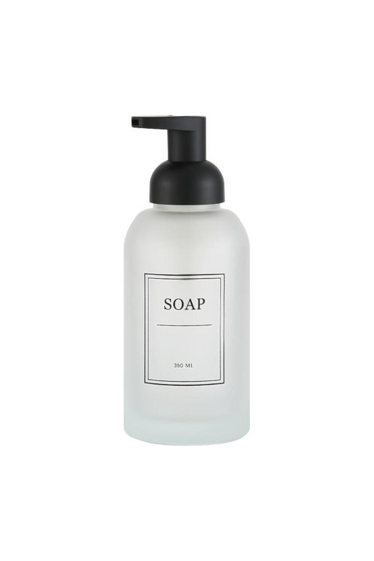 MİEN Mien Sablaj Beyaz Cam Sıvı Sabunluk 350 Ml