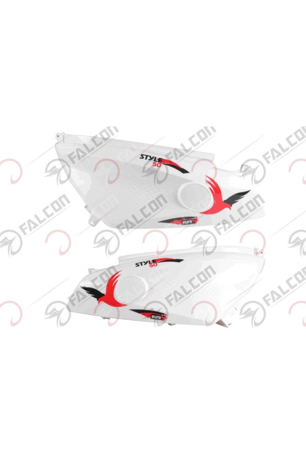 Falcon Arka Karenaj Sağ Sol Beyaz Takım Falcon Style 50