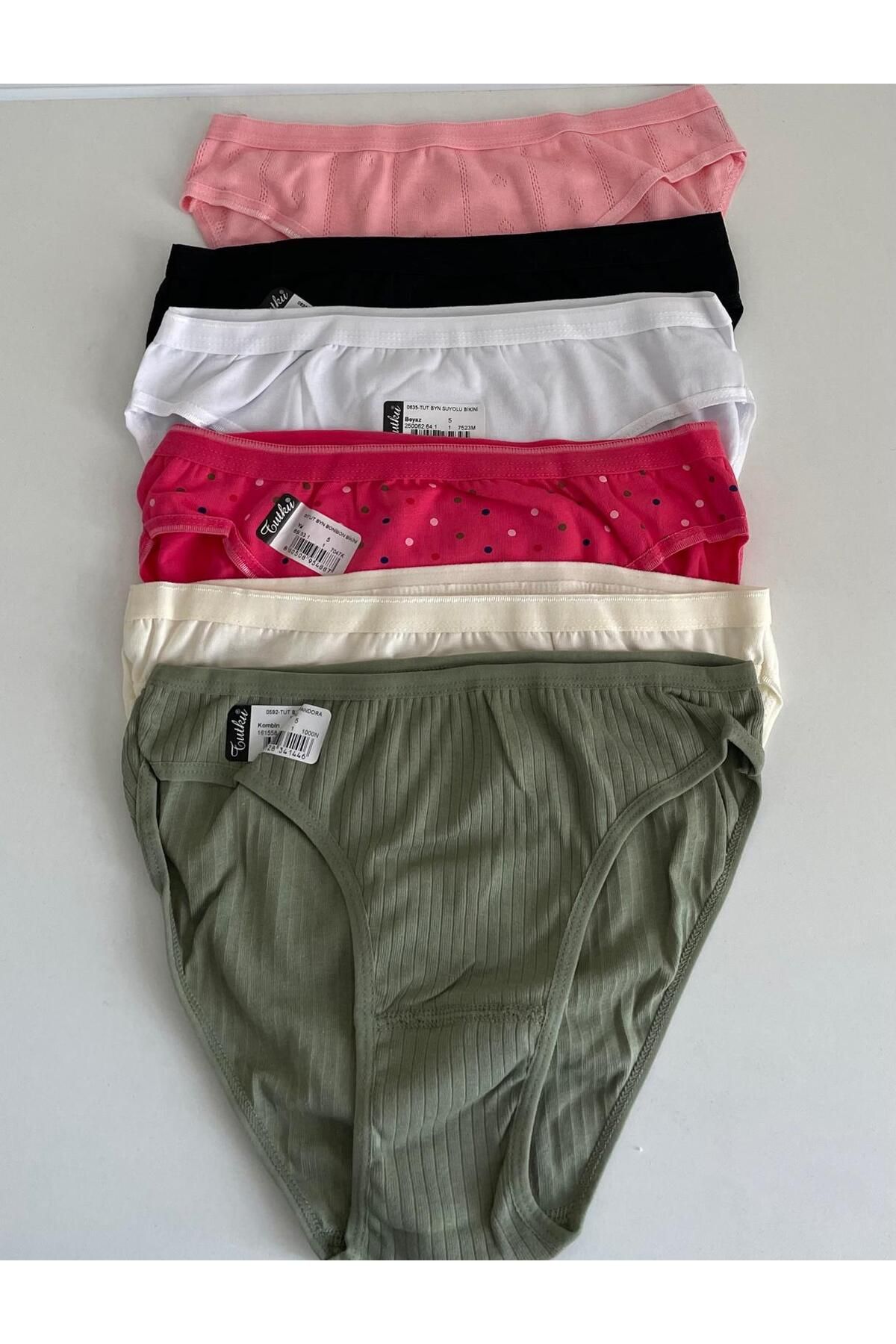 H&S STORE tutku bikini (kilot) 6 lı çok renkli şık rahat ve kaliteli